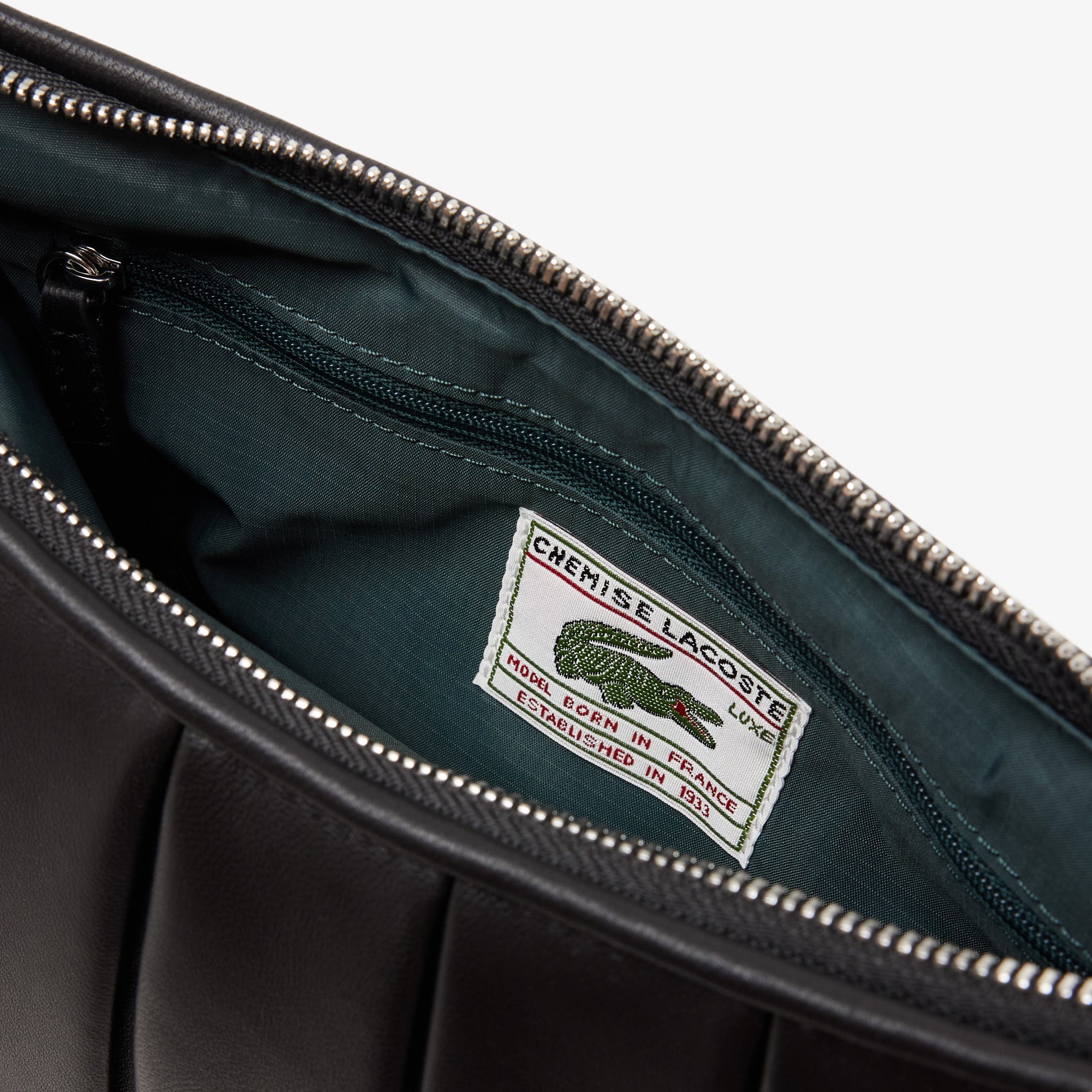 LACOSTE Medium Runway Lenglen Leather Bag Unisex