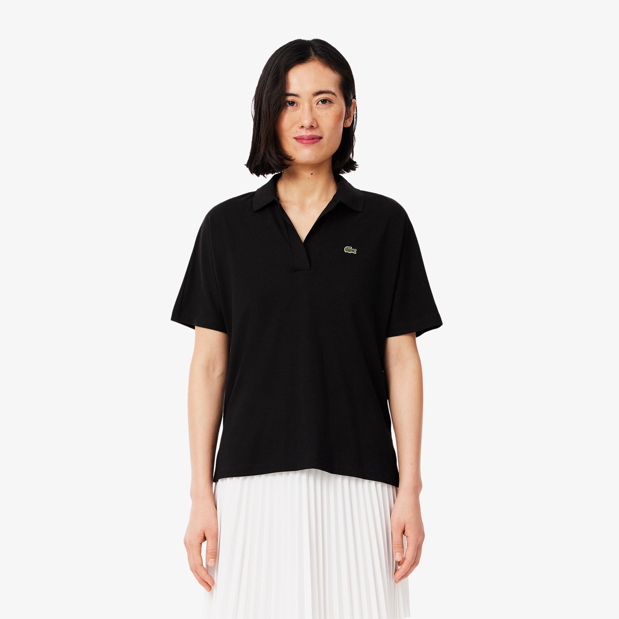 Lacoste Relaxed Fit Fluid Pique Polo Shirt