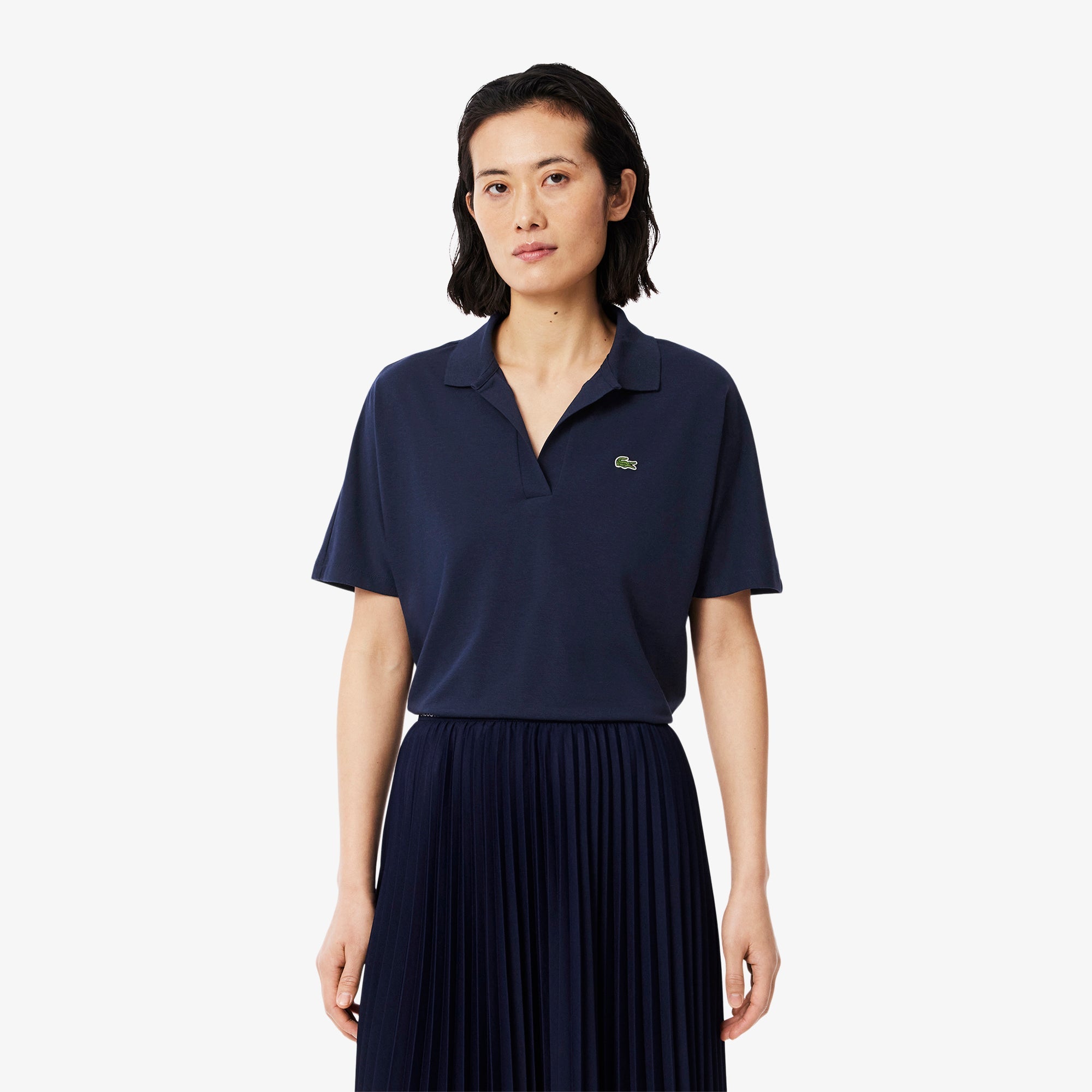 Lacoste Relaxed Fit Fluid Pique Polo Shirt