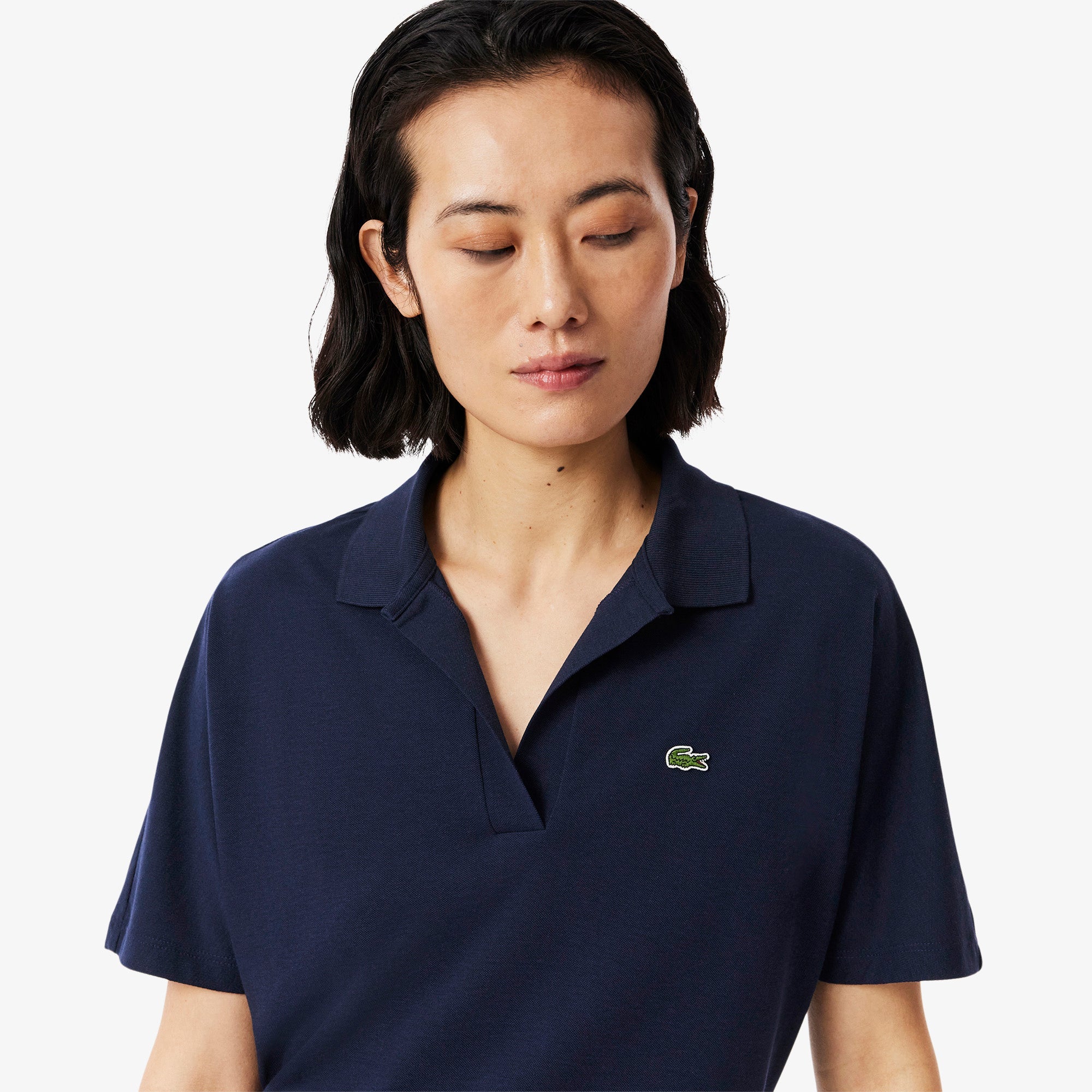 Lacoste Relaxed Fit Fluid Pique Polo Shirt