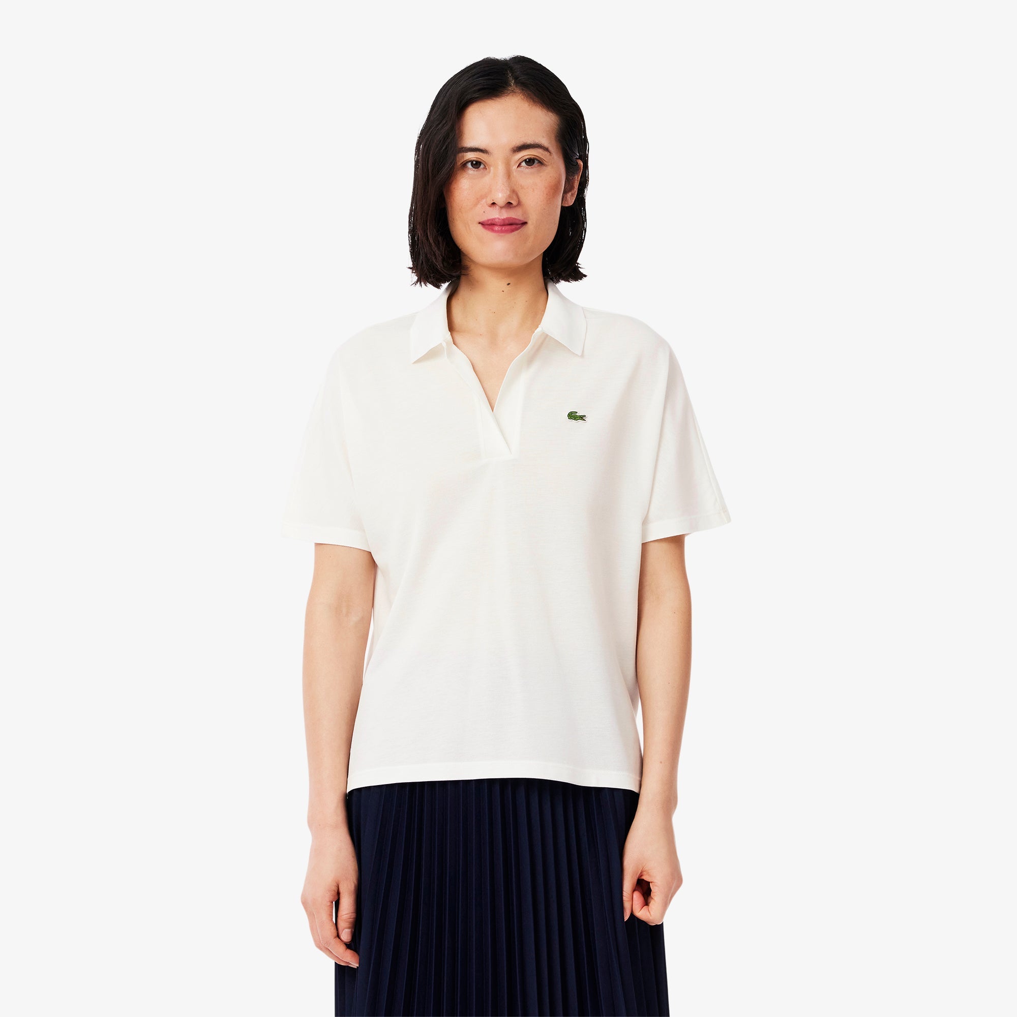 Lacoste Relaxed Fit Fluid Pique Polo Shirt