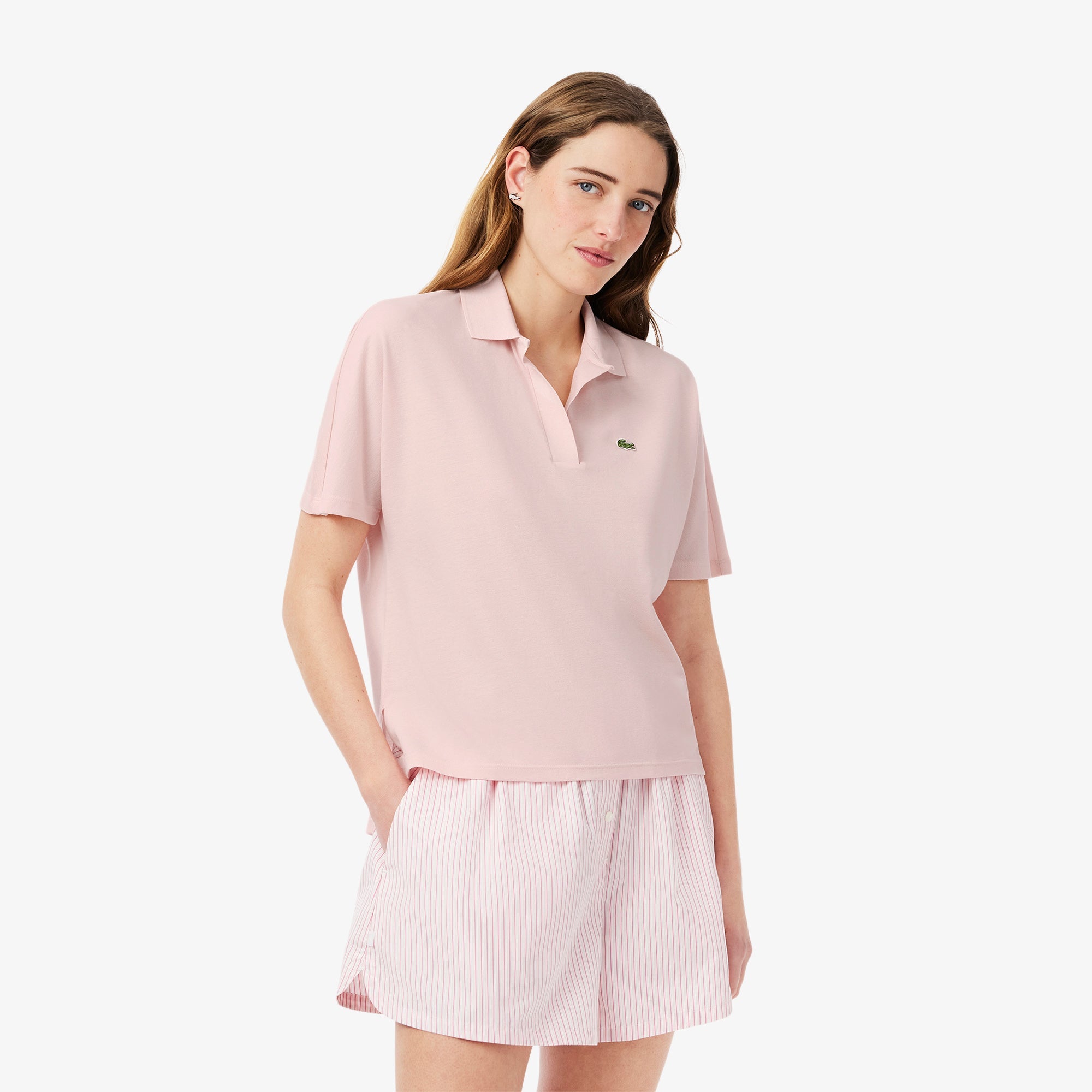 Lacoste Relaxed Fit Fluid Pique Polo Shirt