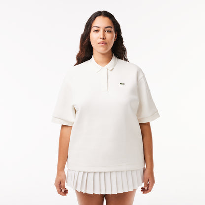 Lacoste Double Sided Cotton Pique Oversized Polo Shirt - Lacoste Apparel THE MIX