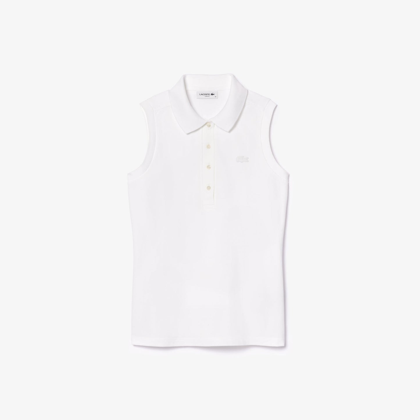 Lacoste Women's Sleeveless Cotton Piqué Polo - Lacoste Apparel THE MIX