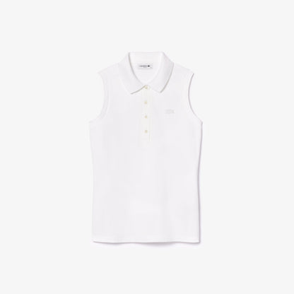 Lacoste Women's Sleeveless Cotton Piqué Polo - Lacoste Apparel THE MIX