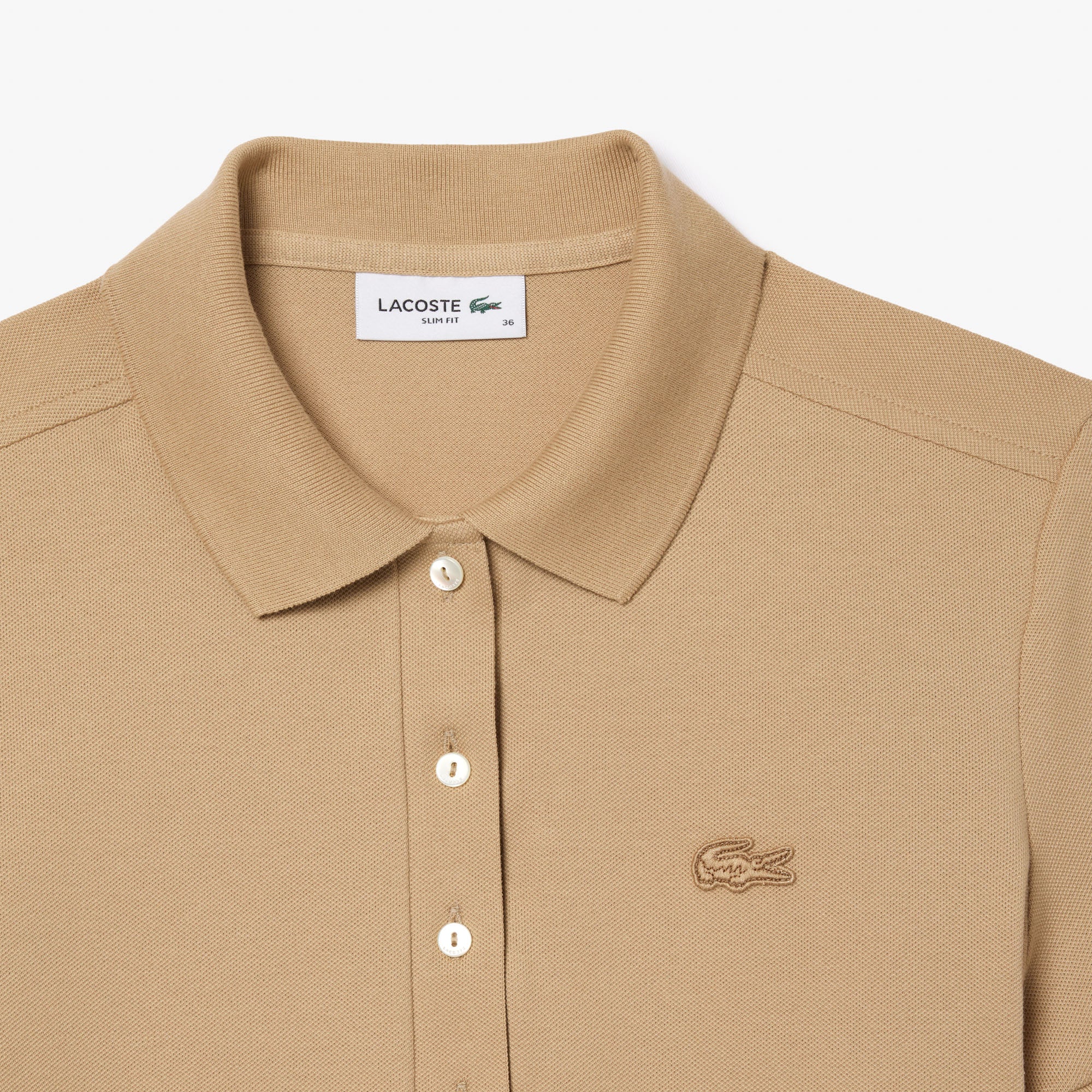 LACOSTE Women's Slim fit Stretch Cotton Piqué Polo Shirt