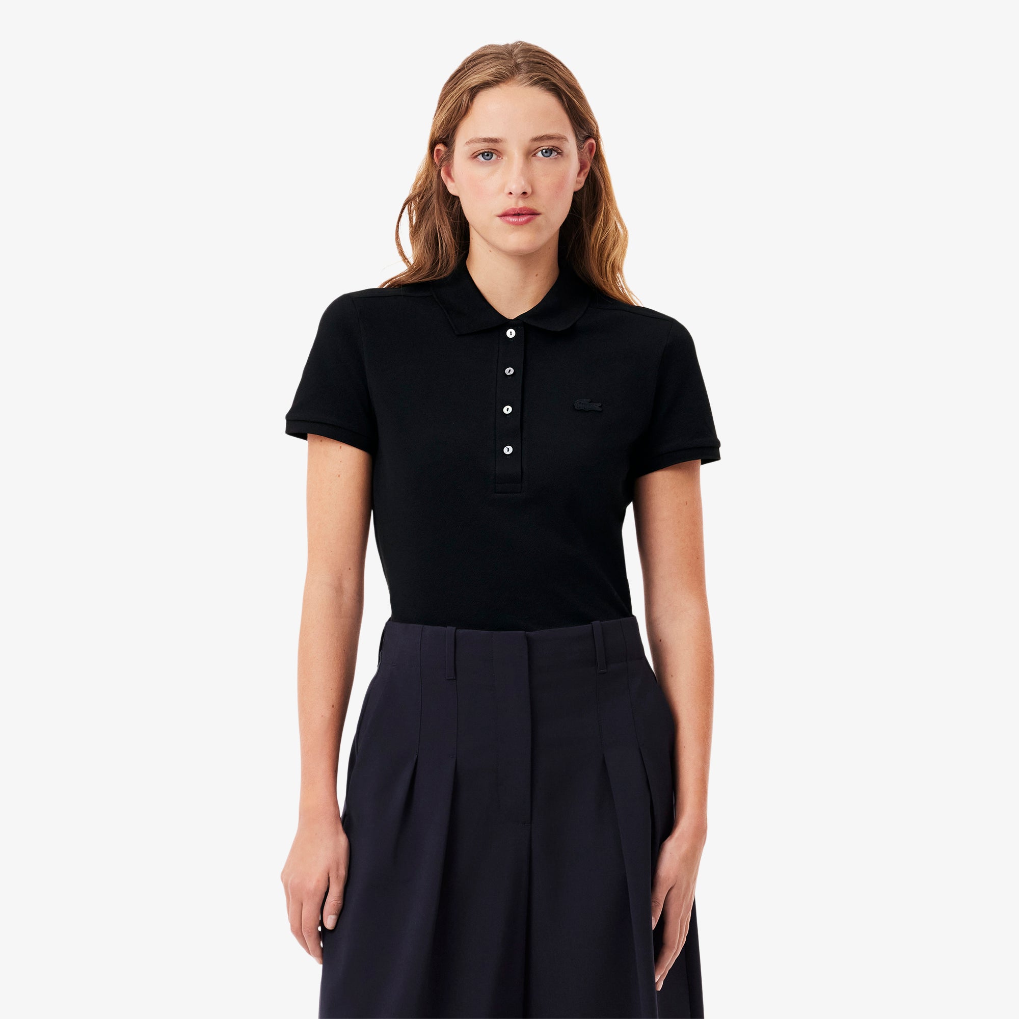 Lacoste L.12.d Slim Fit Stretch Petit Pique Polo Shirt