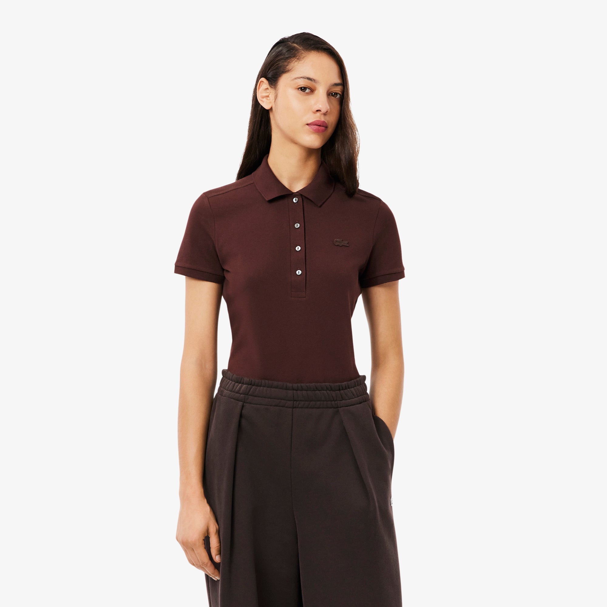 Lacoste L.12.d Slim Fit Stretch Petit Pique Polo Shirt