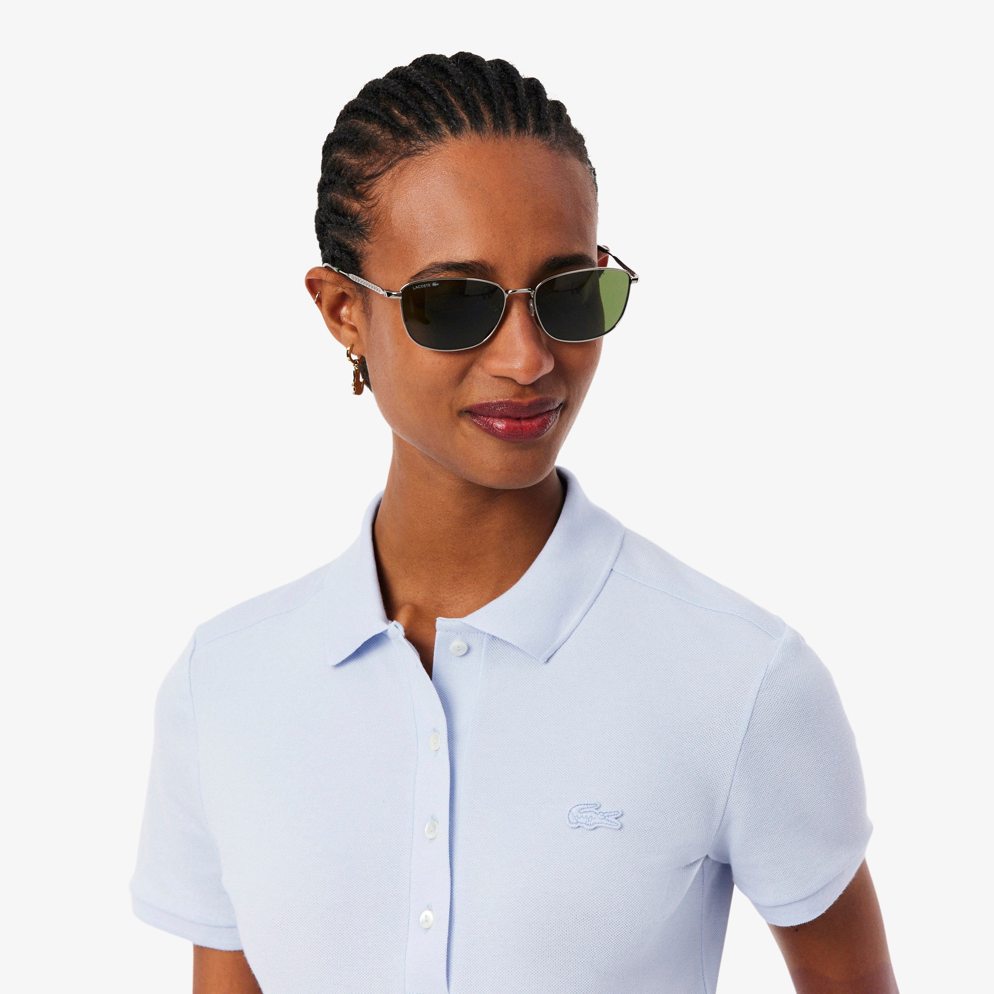 LACOSTE Women's Slim fit Stretch Cotton Piqué Polo Shirt