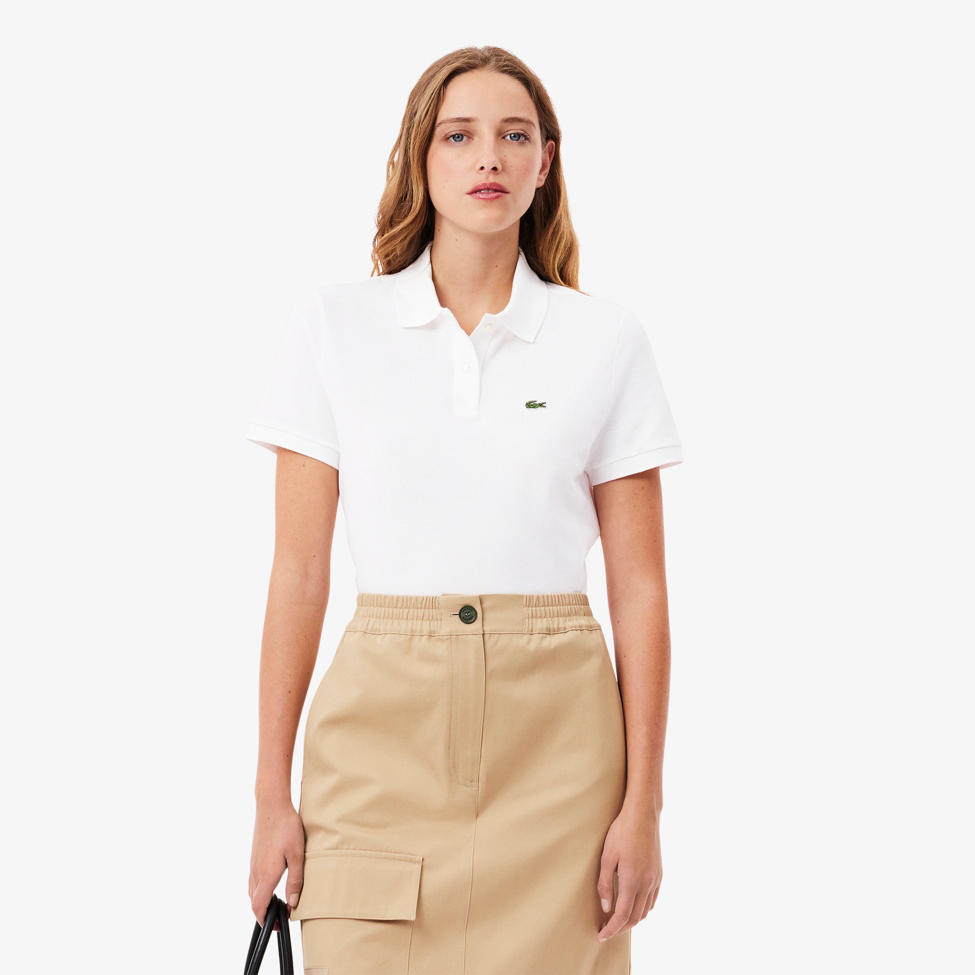 Lacoste Women's Regular Fit Soft Cotton Petit Piqué Polo