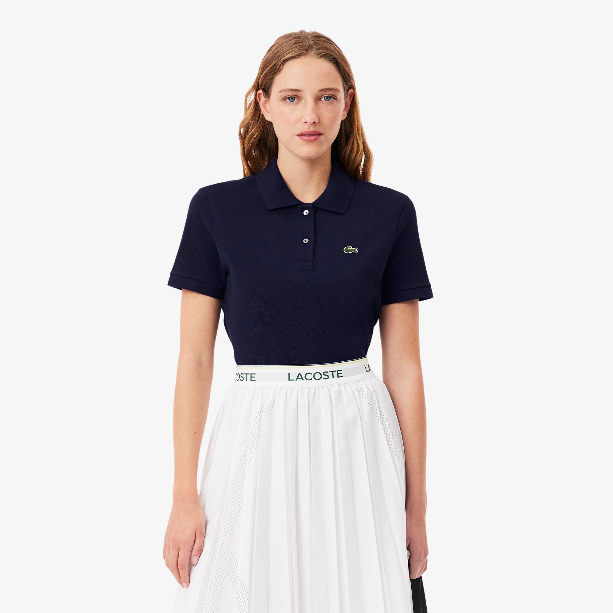 Lacoste Women's Regular Fit Soft Cotton Petit Piqué Polo