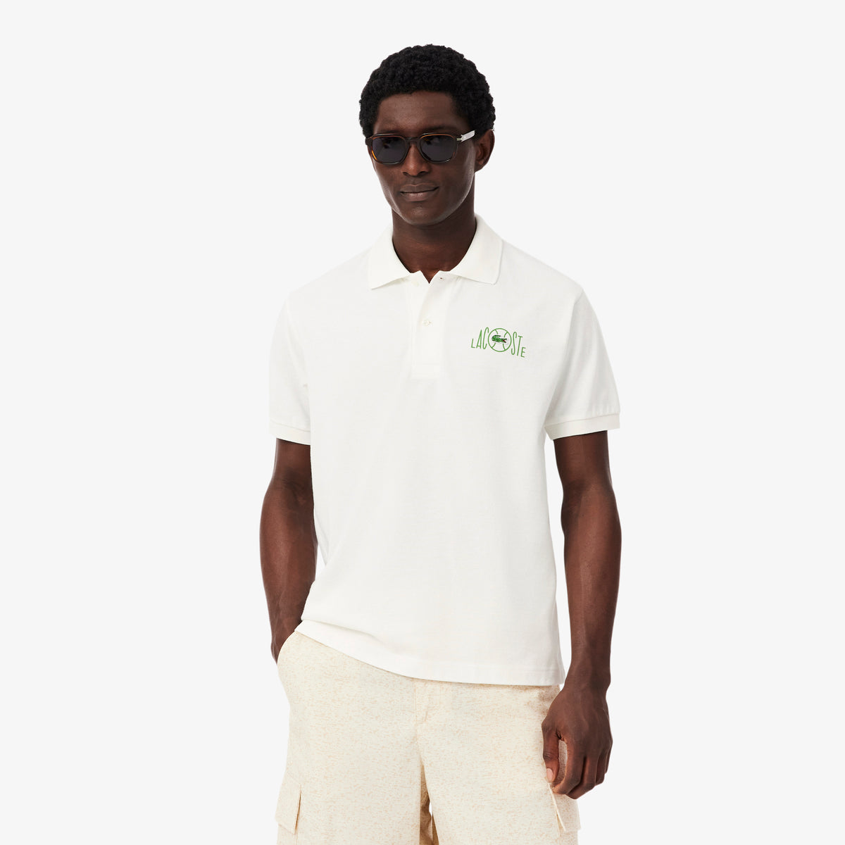 LACOSTE Classic Fit Graphic Branding Polo Men