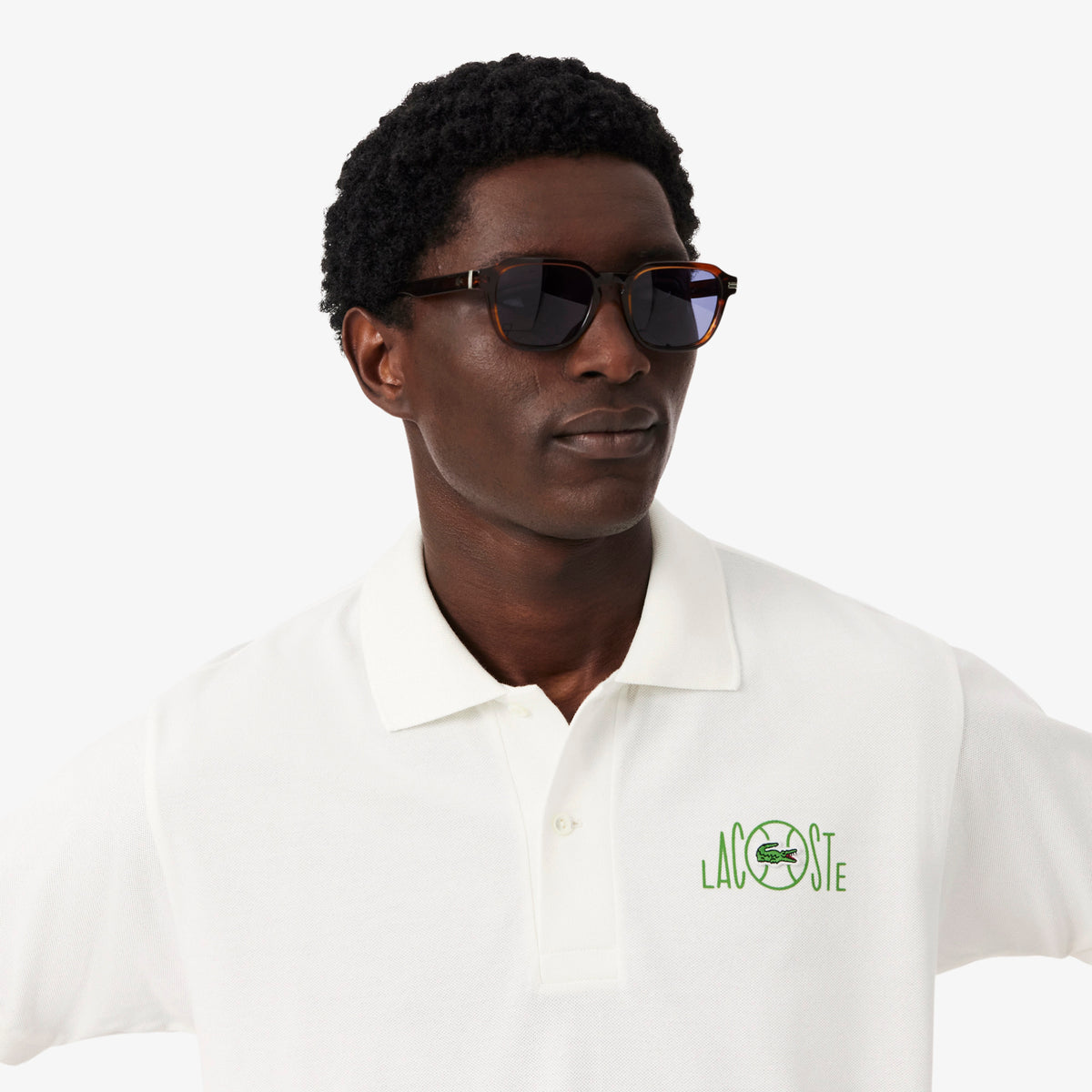 LACOSTE Classic Fit Graphic Branding Polo Men
