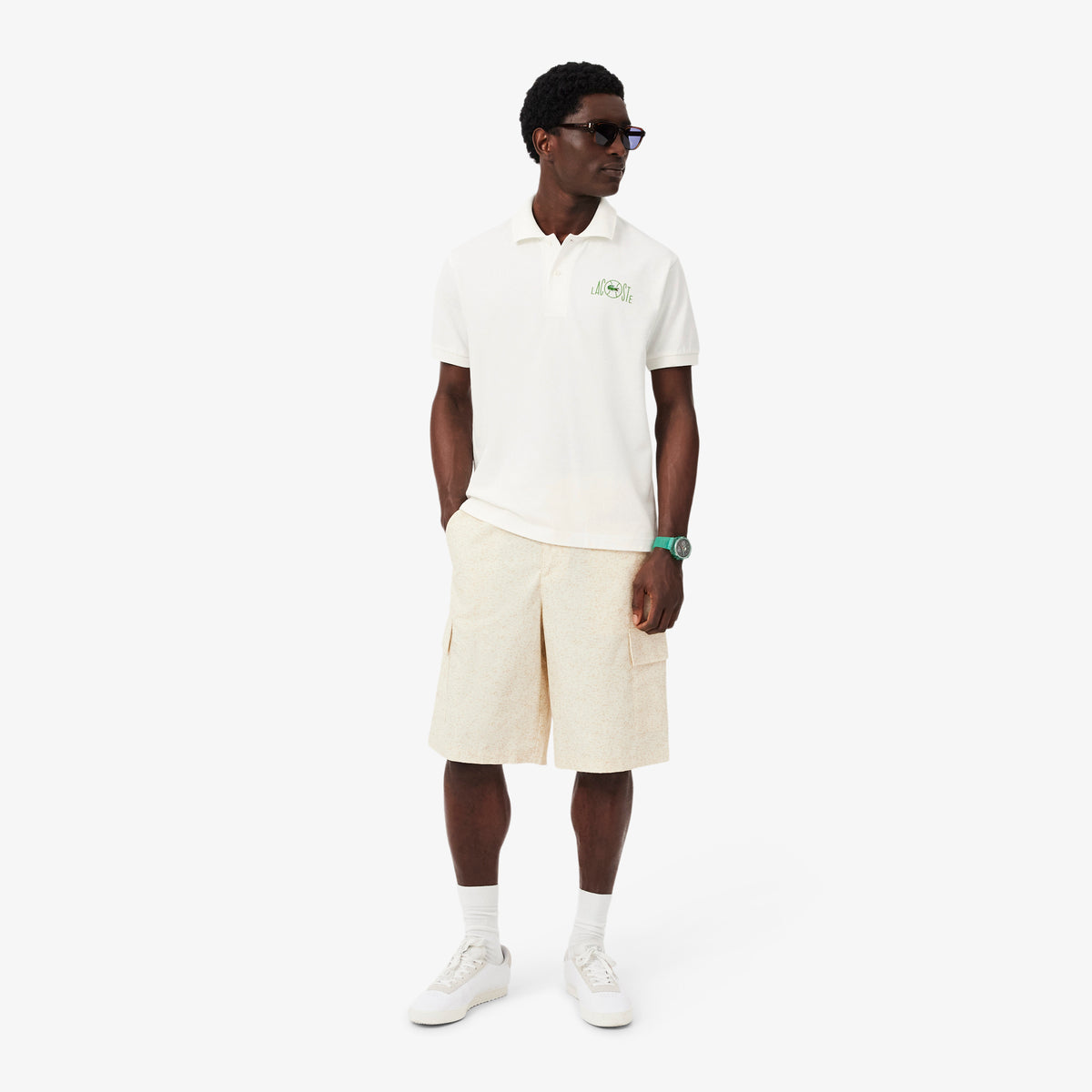 LACOSTE Classic Fit Graphic Branding Polo Men