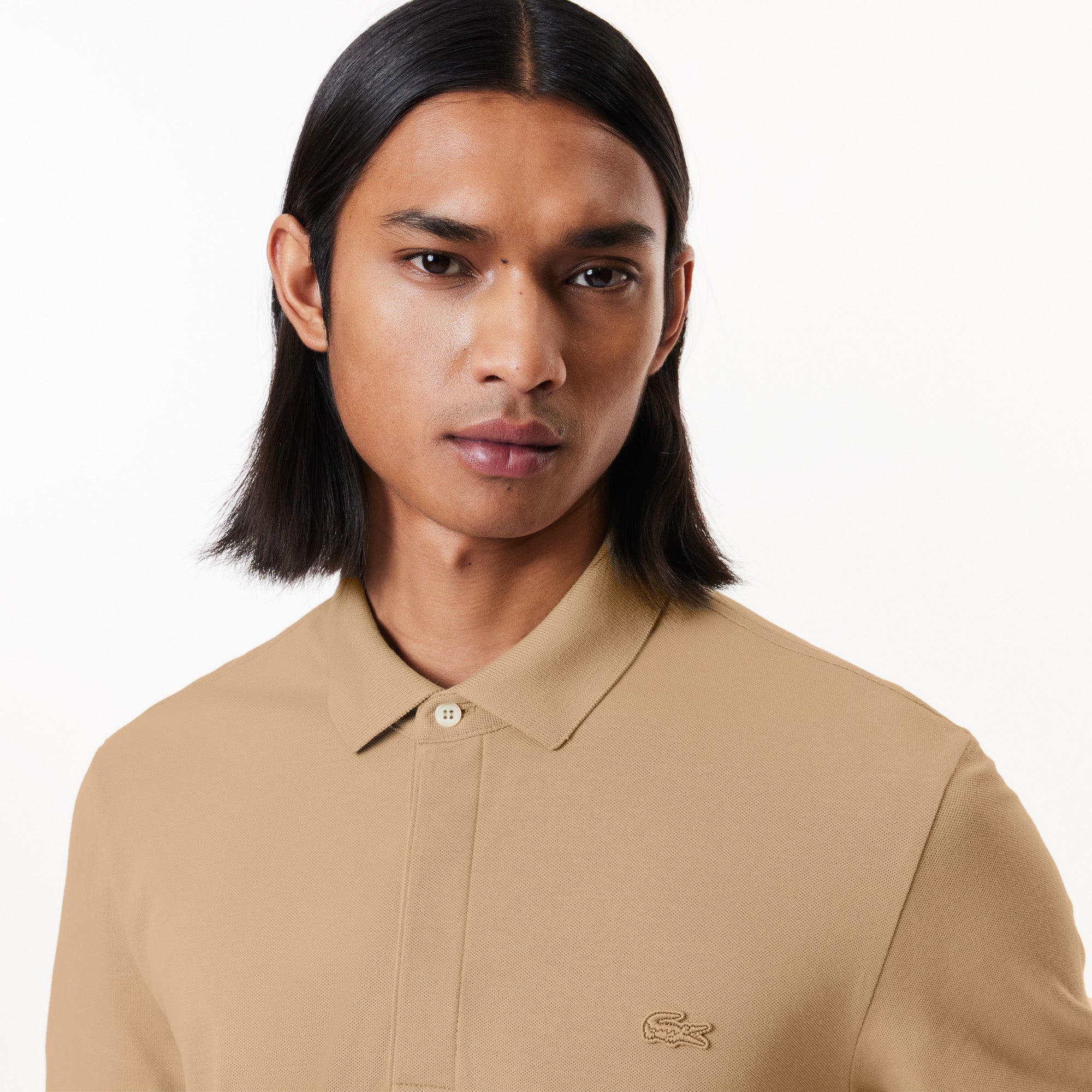 LACOSTE Regular Fit Paris Stretch Piqué Polo Shirt