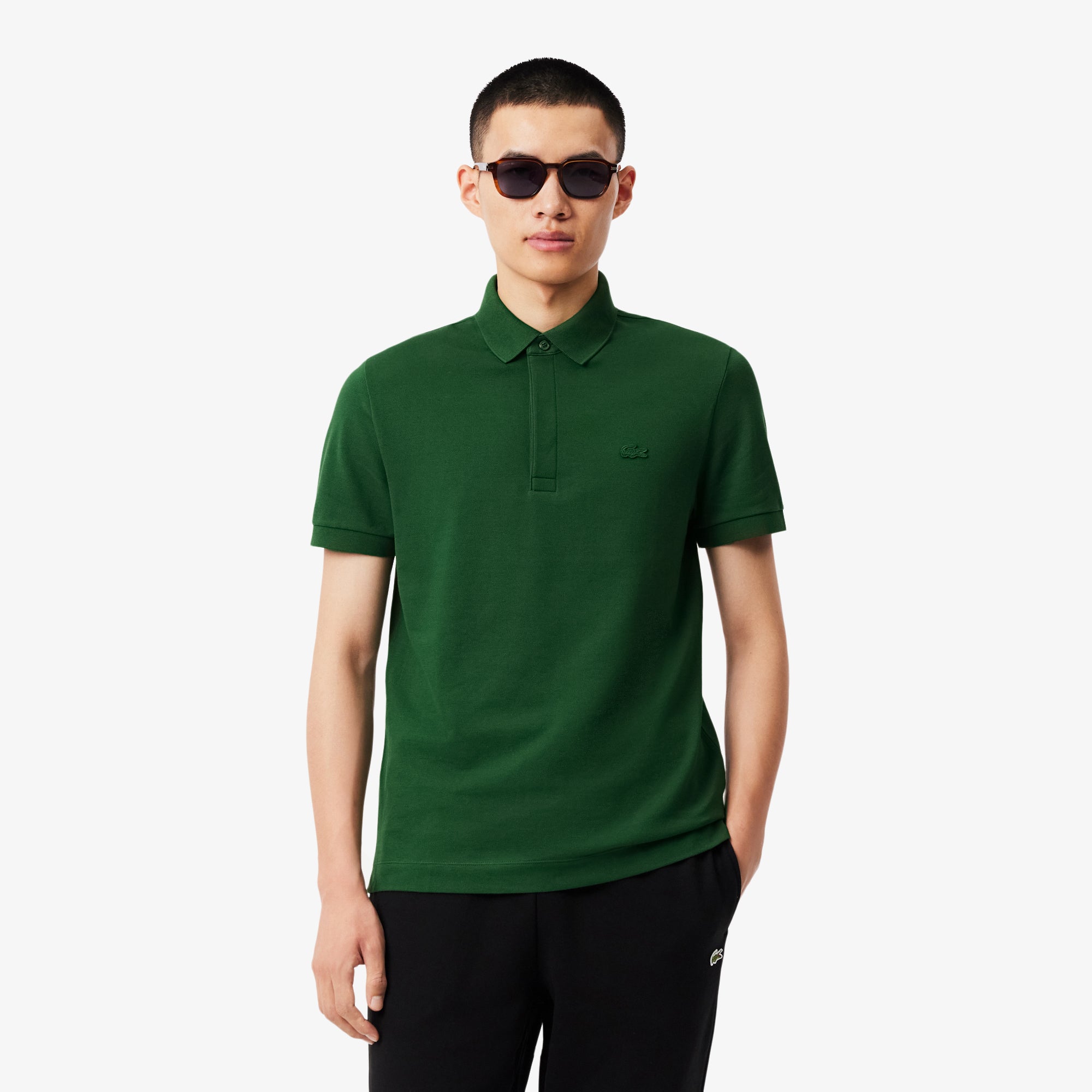 LACOSTE Regular Fit Paris Stretch Piqué Polo Shirt