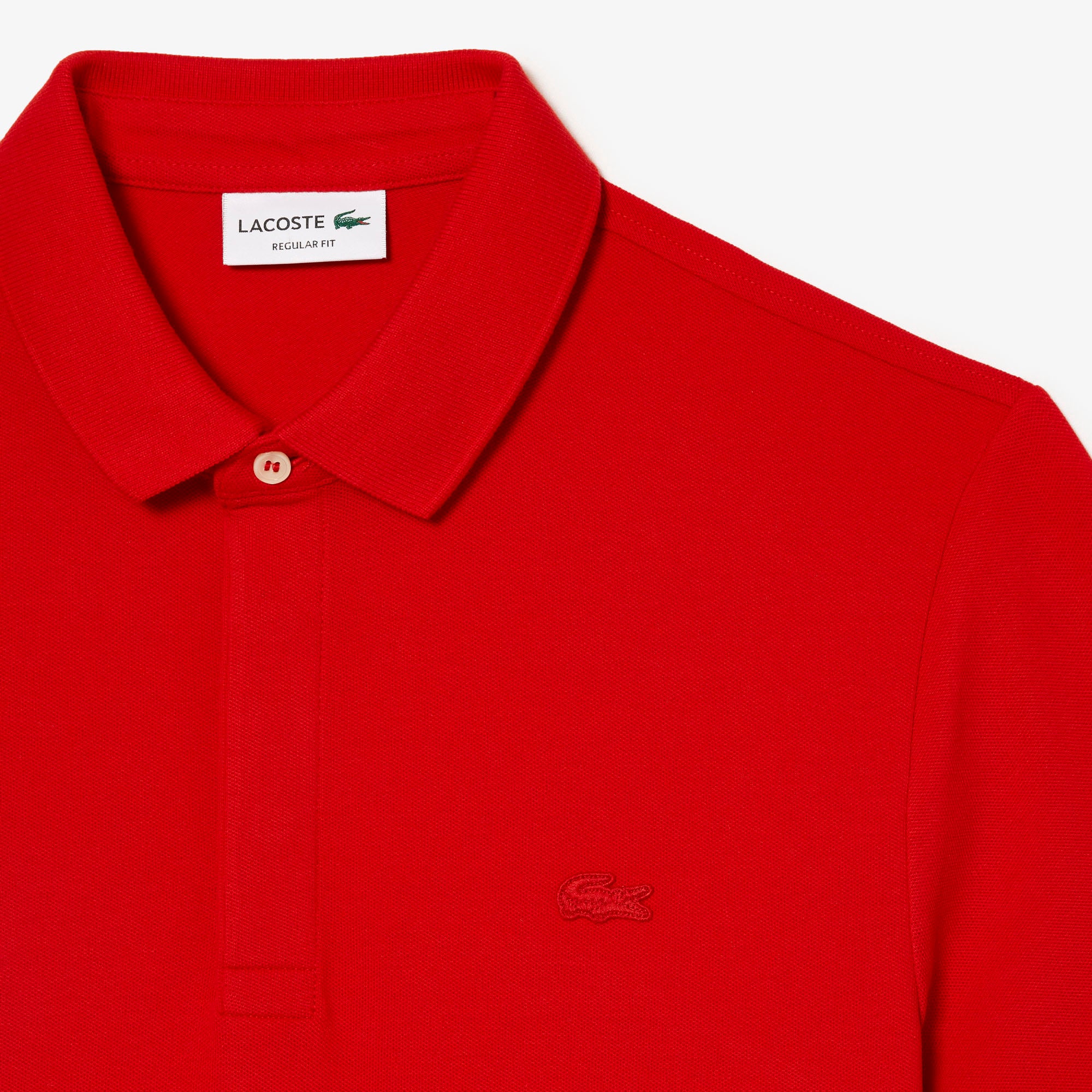 LACOSTE Regular Fit Paris Stretch Piqué Polo Shirt