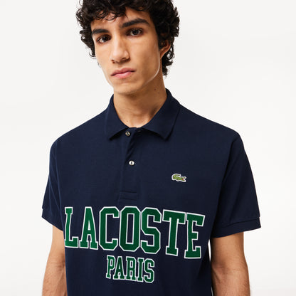 Original L.12.12 Lacoste Flocked Pique Polo Shirt - Lacoste Apparel THE MIX