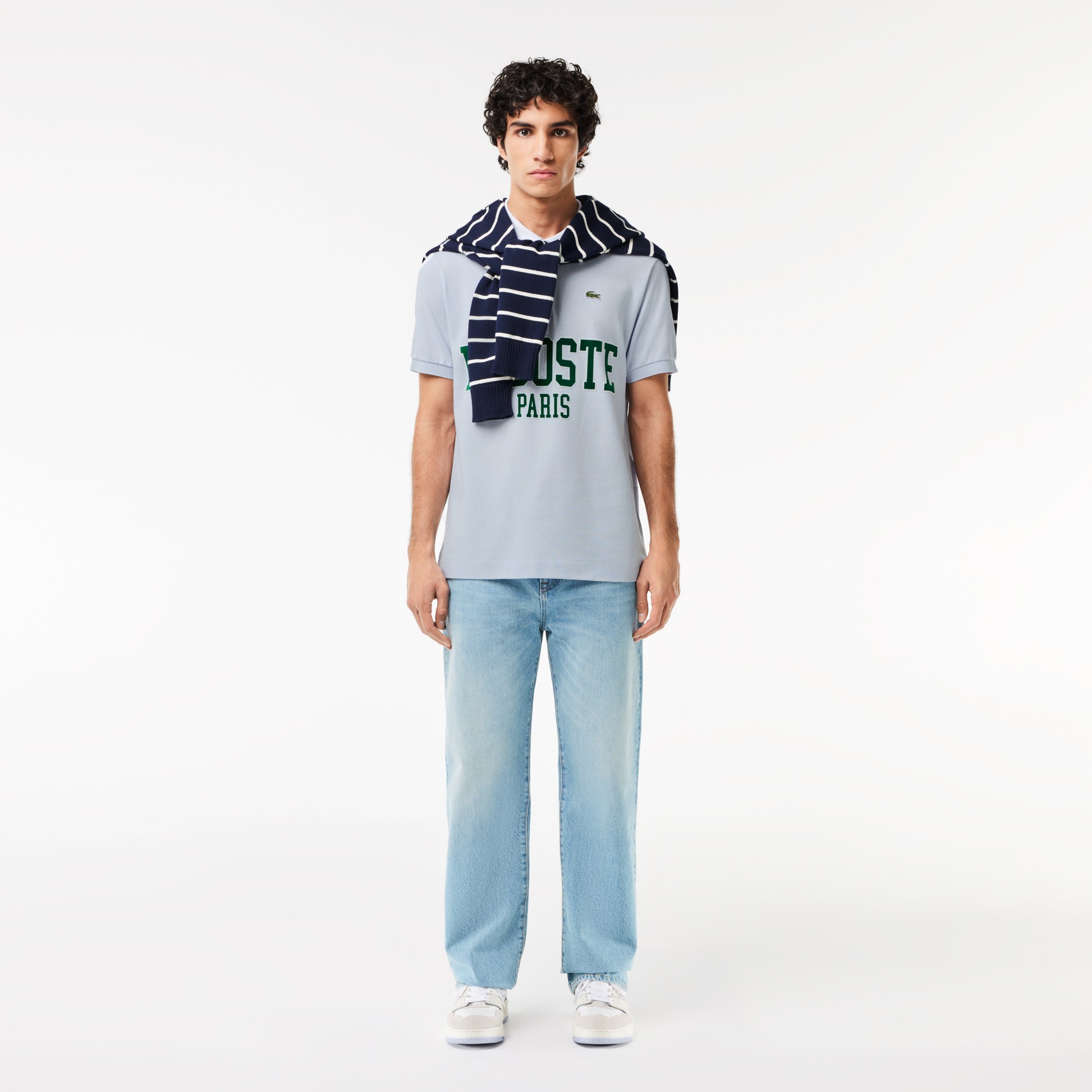 Original L.12.12 Lacoste Flocked Pique Polo Shirt - Lacoste Apparel THE MIX