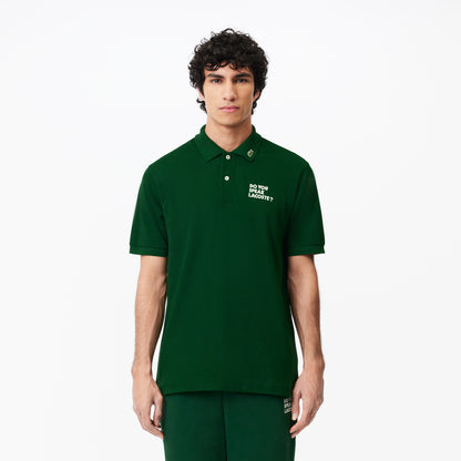 Lacoste Original L.12.12 Embroidered Slogan Polo Shirt