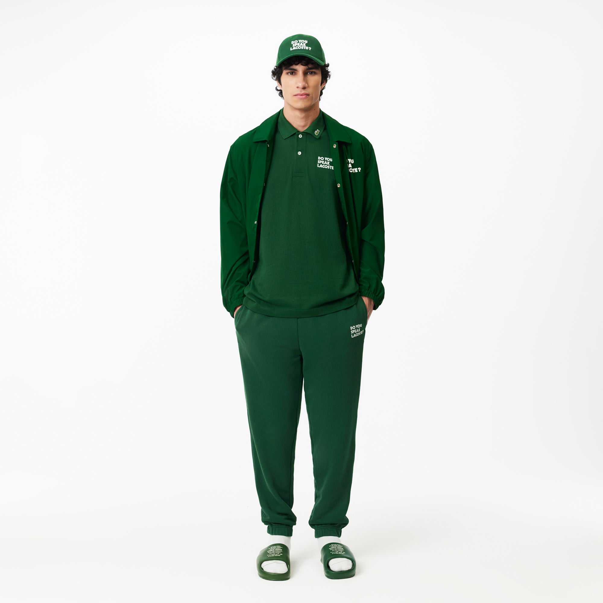 Lacoste Original L.12.12 Embroidered Slogan Polo Shirt