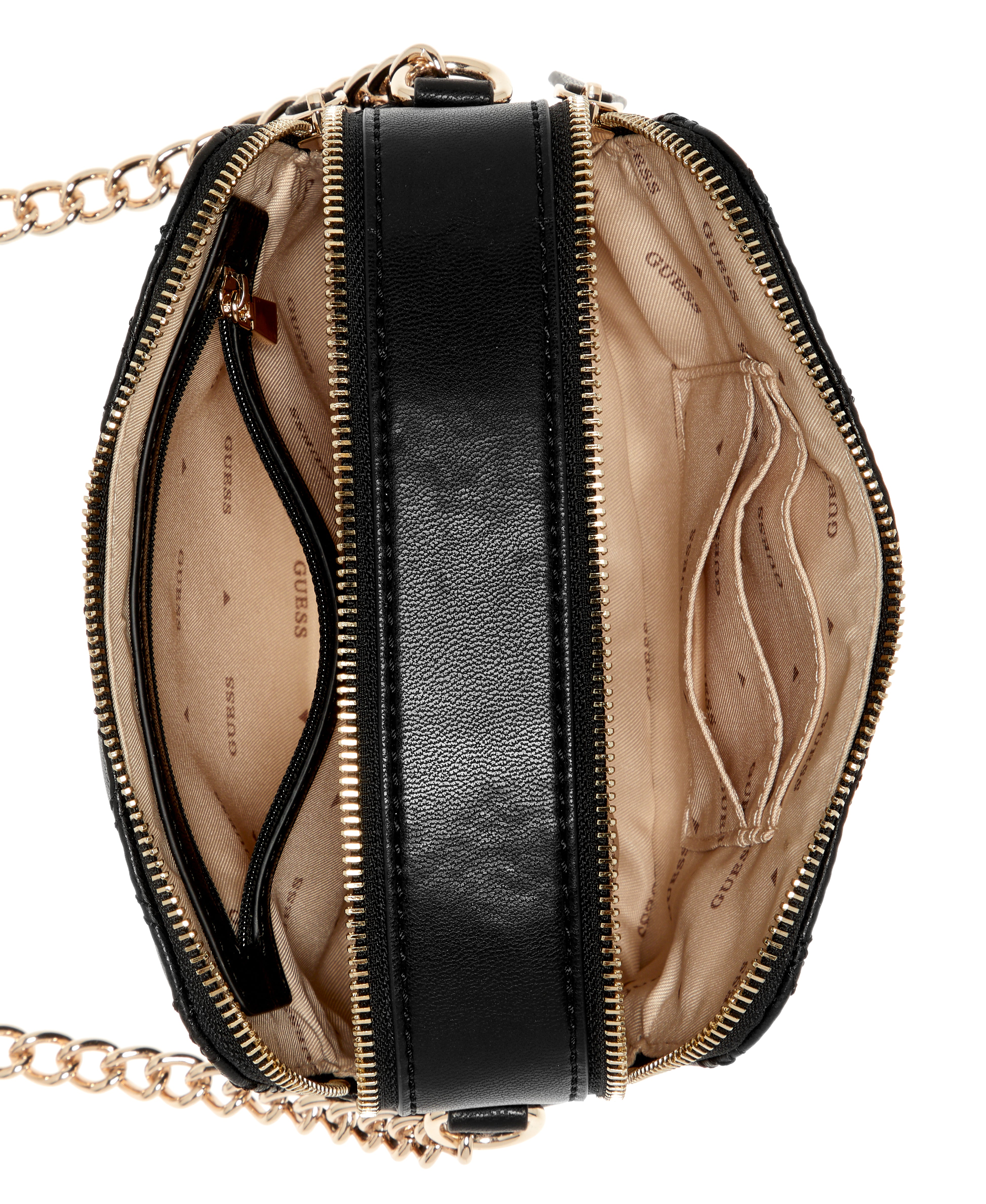 GUESS Black Giully Camera Crossbody Bag