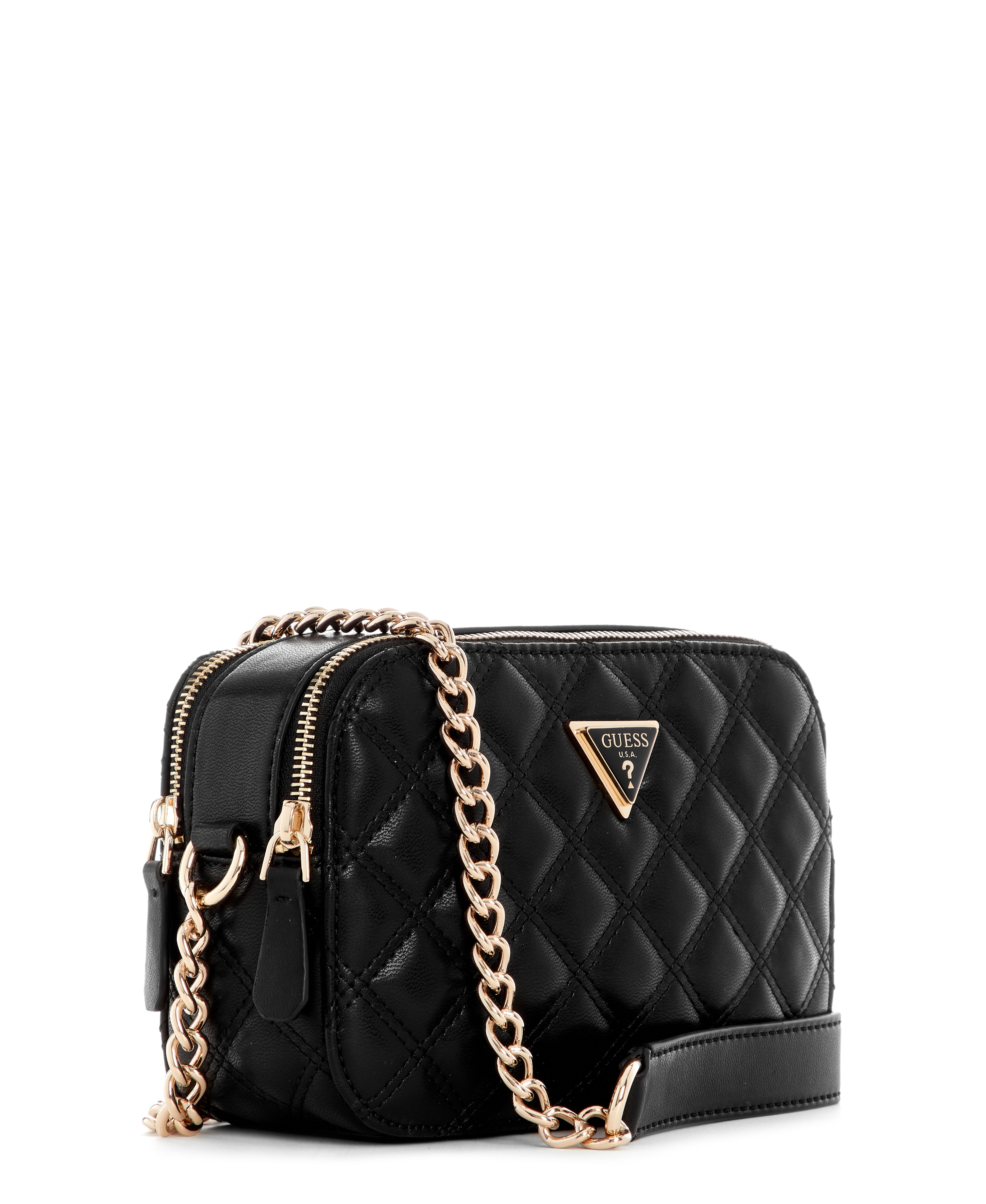 GUESS Black Giully Camera Crossbody Bag