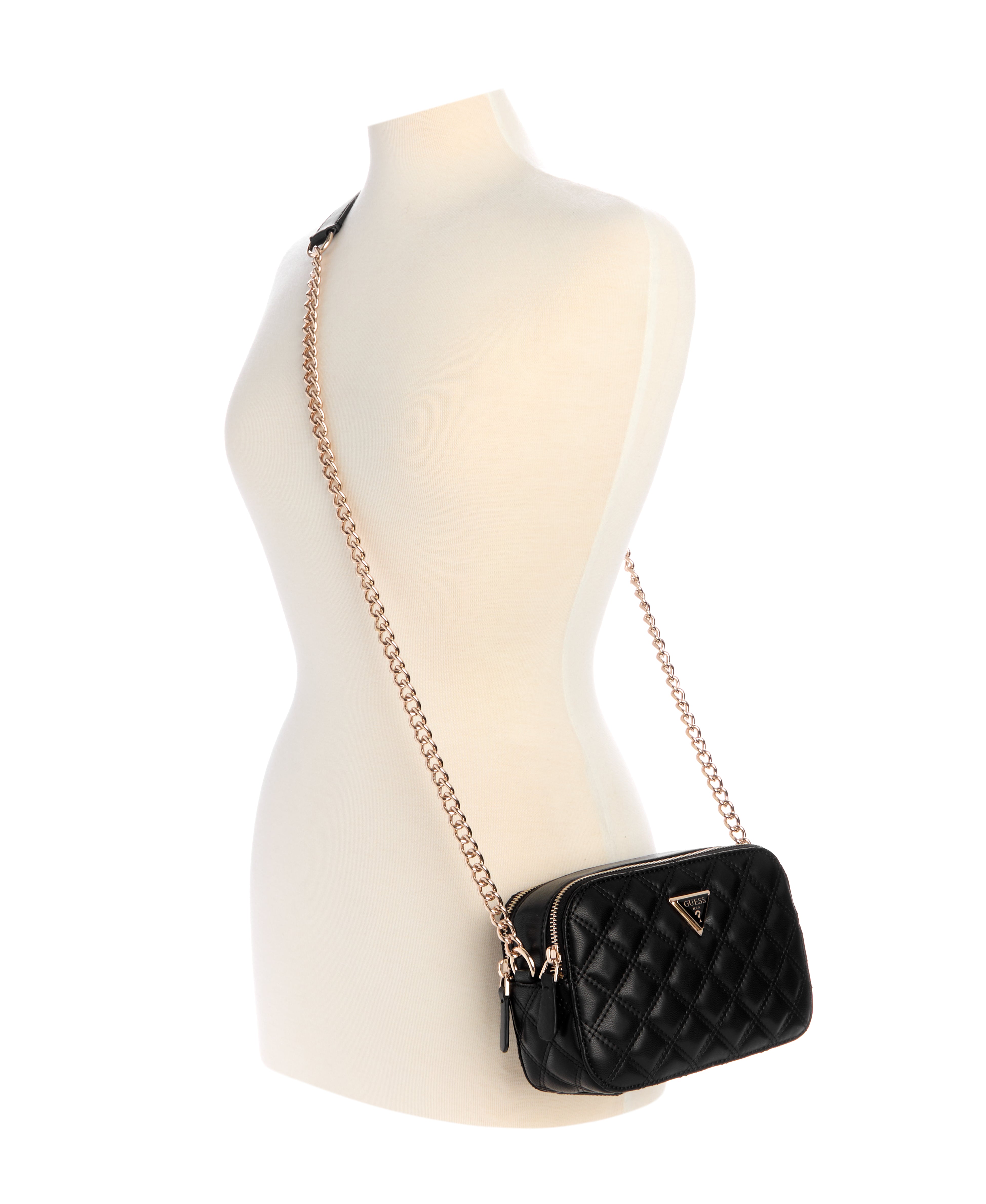 GUESS Black Giully Camera Crossbody Bag