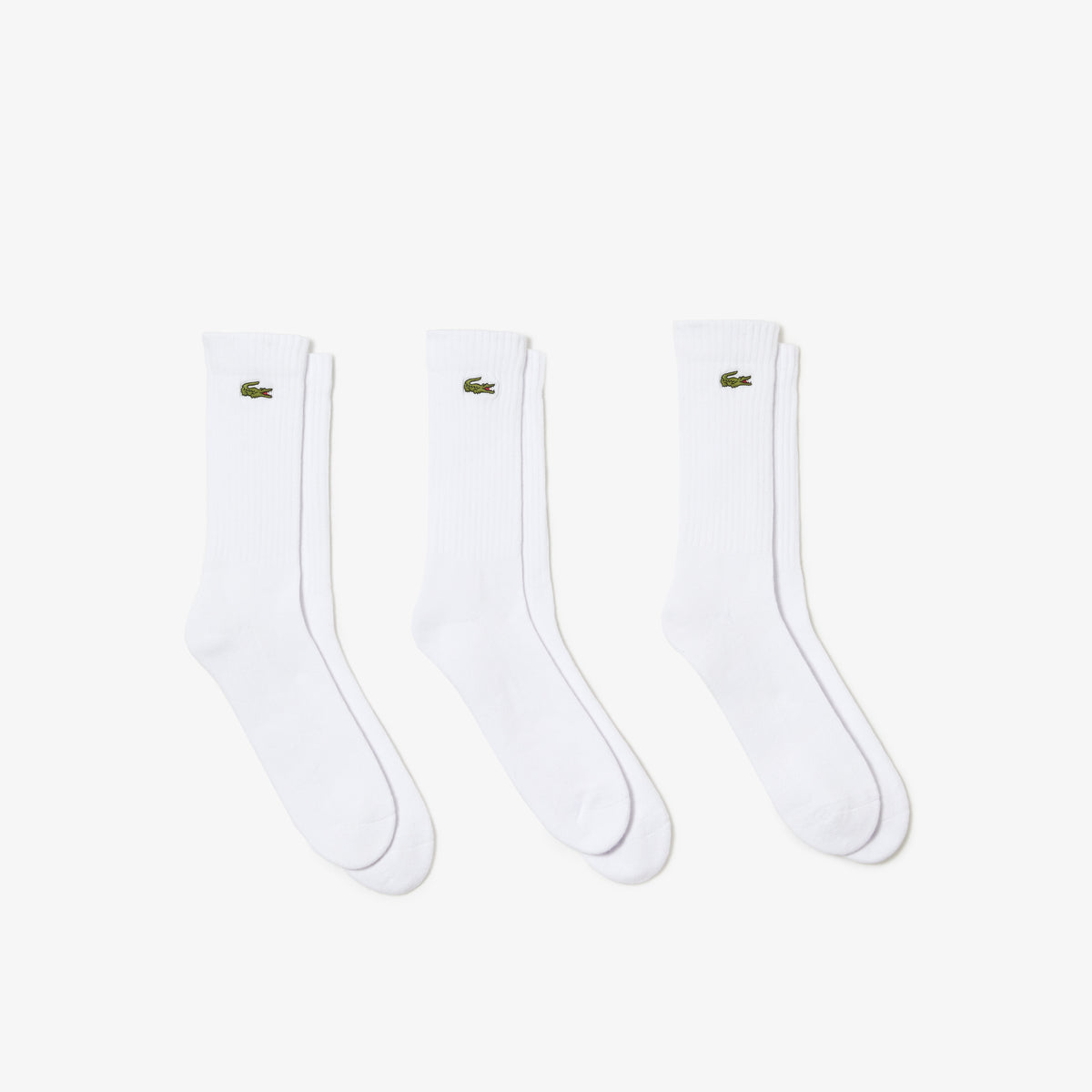 LACOSTE Unisex Sport High-Cut Socks Three-Pack