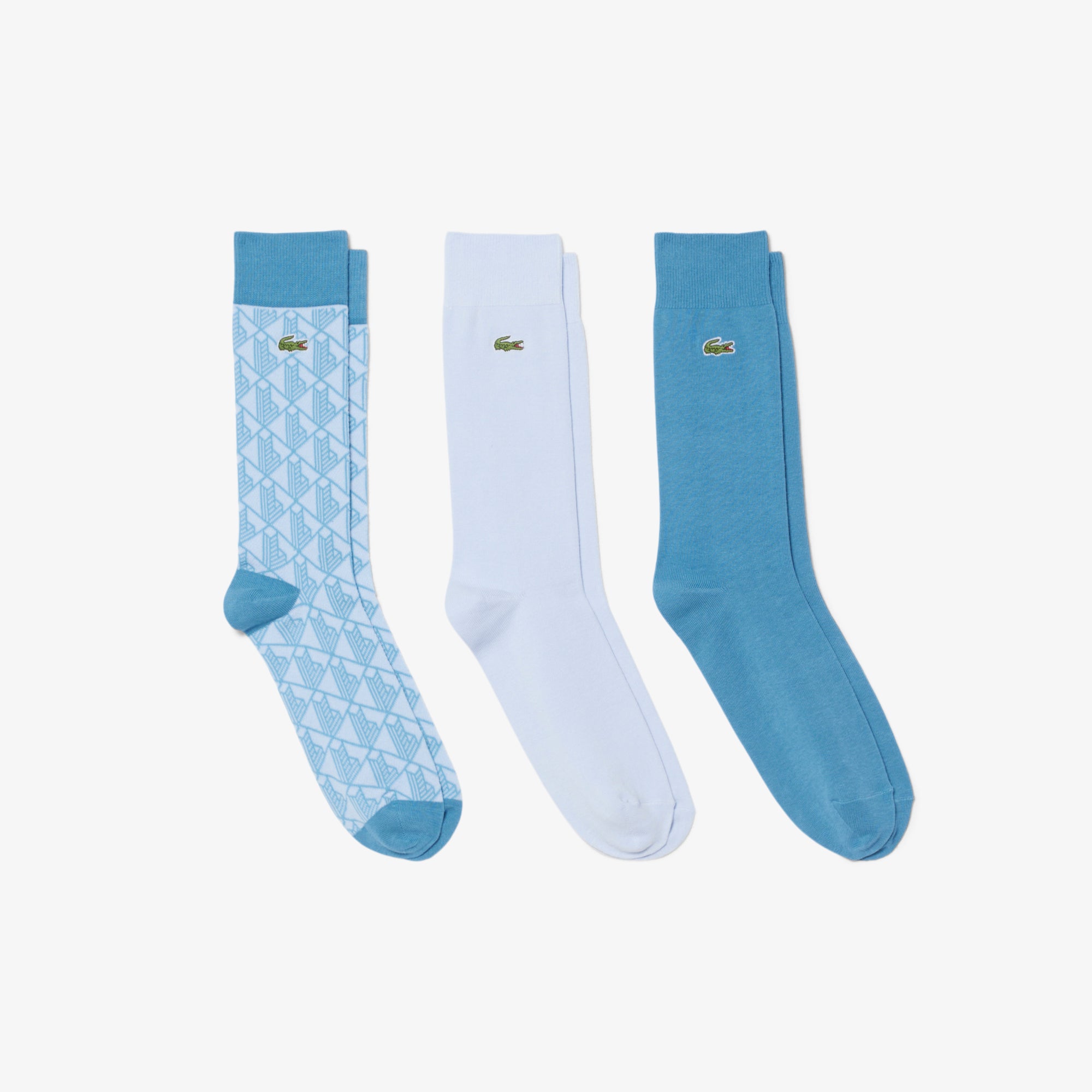 LACOSTE Unisex 3-Pack Socks