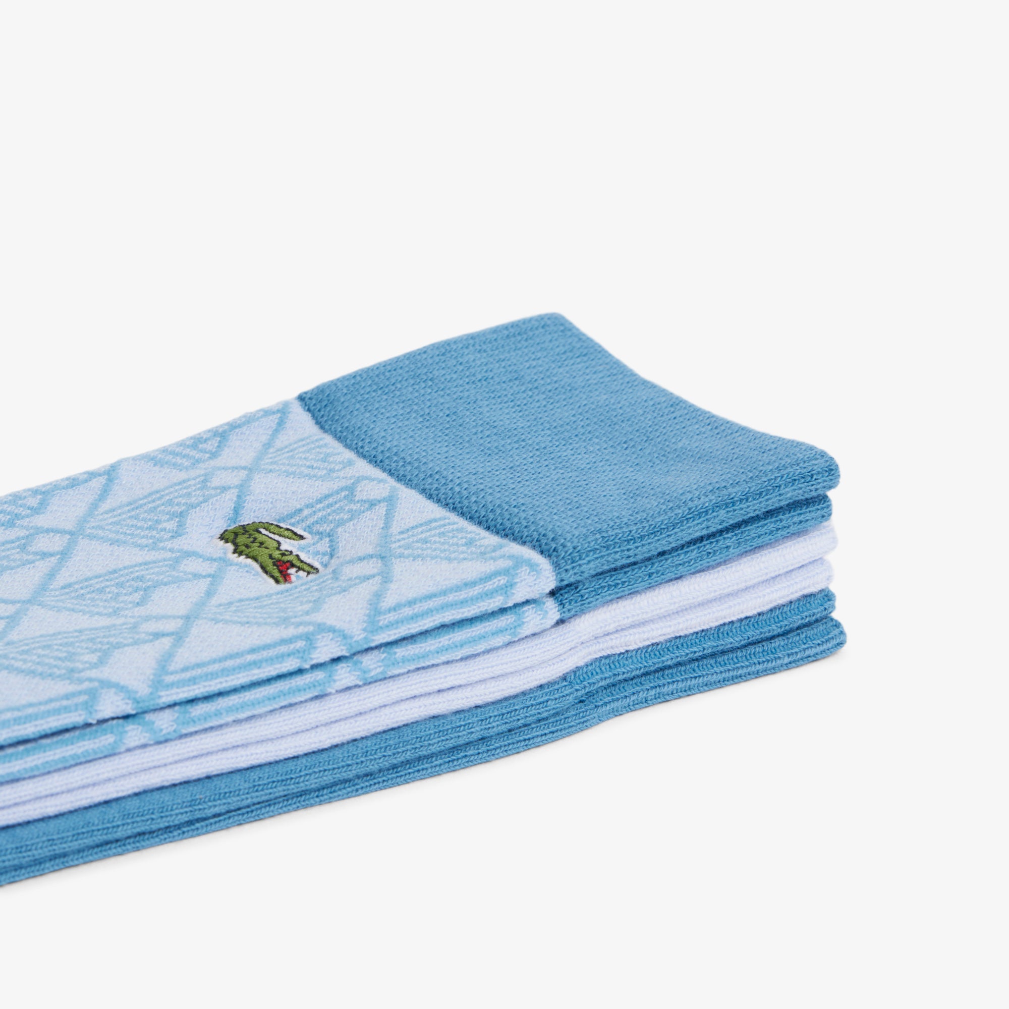 LACOSTE Unisex 3-Pack Socks