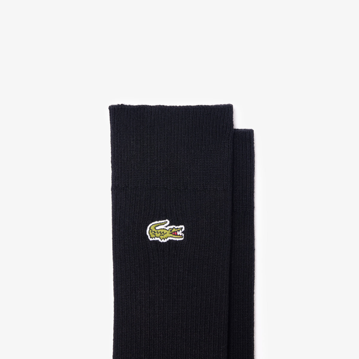 LACOSTE Unisex 2-Pack Ribbed Socks