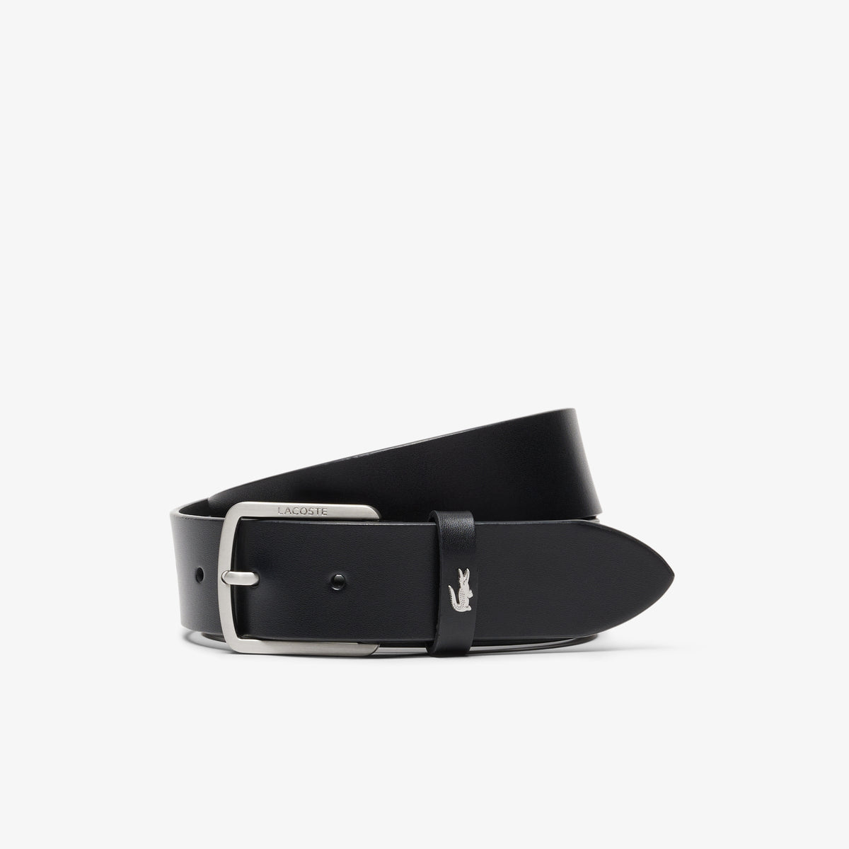 LACOSTE Smooth Leather Belt Men