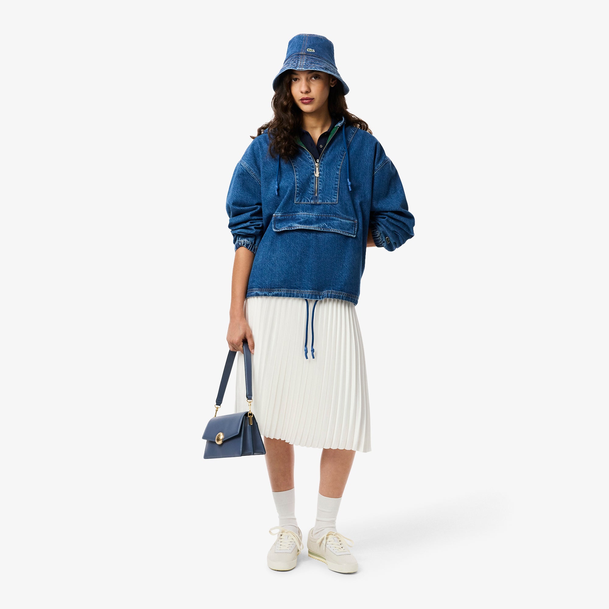 LACOSTE Women's Cotton Twill Bucket Hat