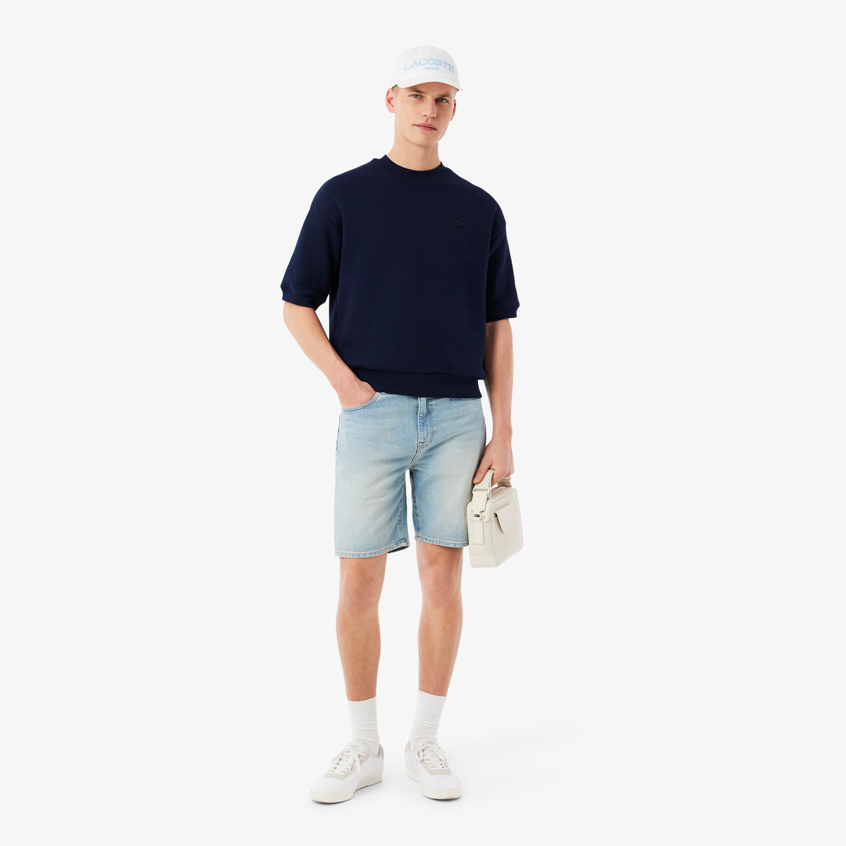 LACOSTE Printed Cotton Twill Unisex Cap