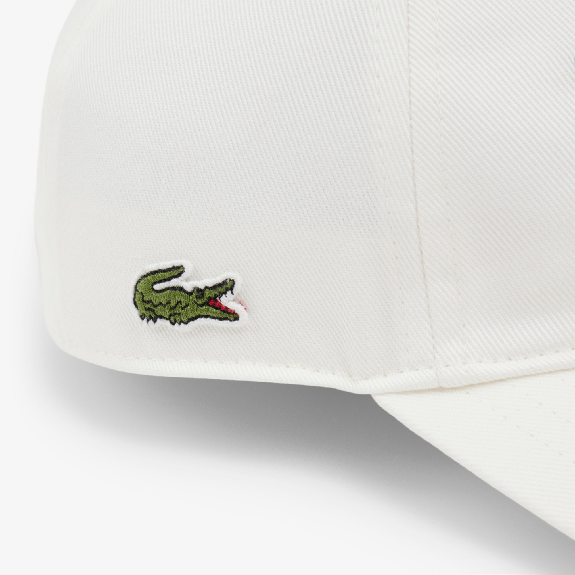 LACOSTE Embroidered Cotton Twill Cap Unisex