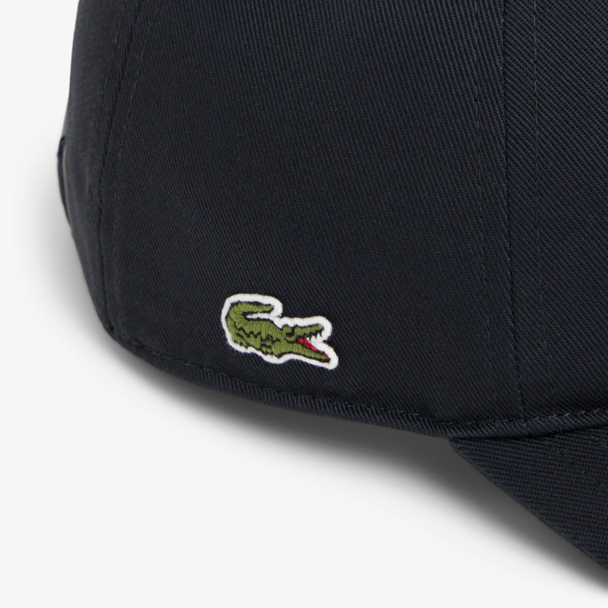 LACOSTE Embroidered Cotton Twill Cap Unisex