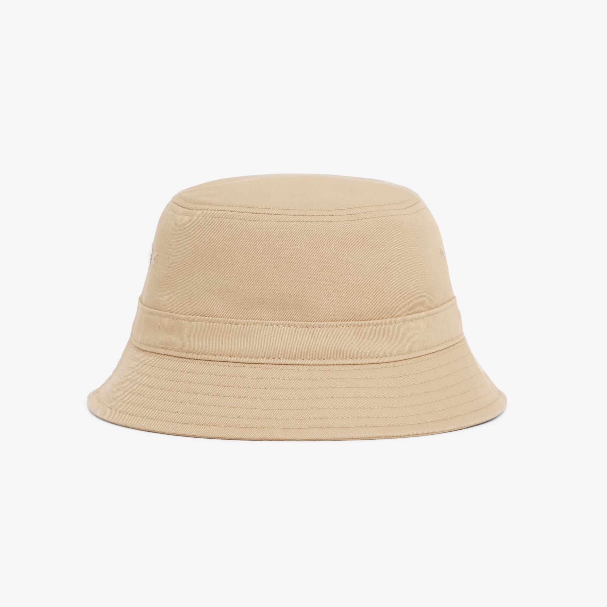 LACOSTE Lined Cotton Twill Bucket Hat