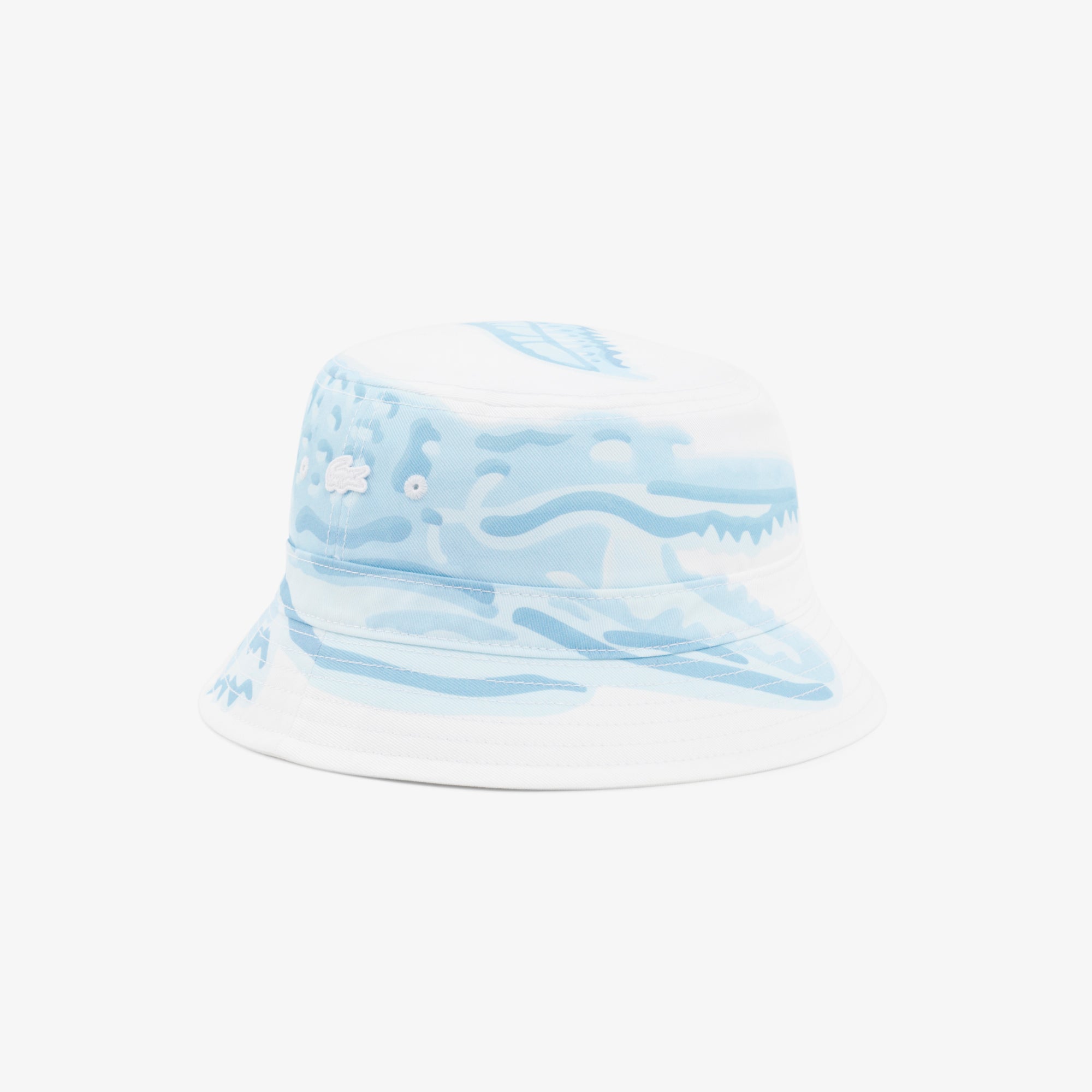 LACOSTE Unisex Printed Cotton Twill Bucket Hat