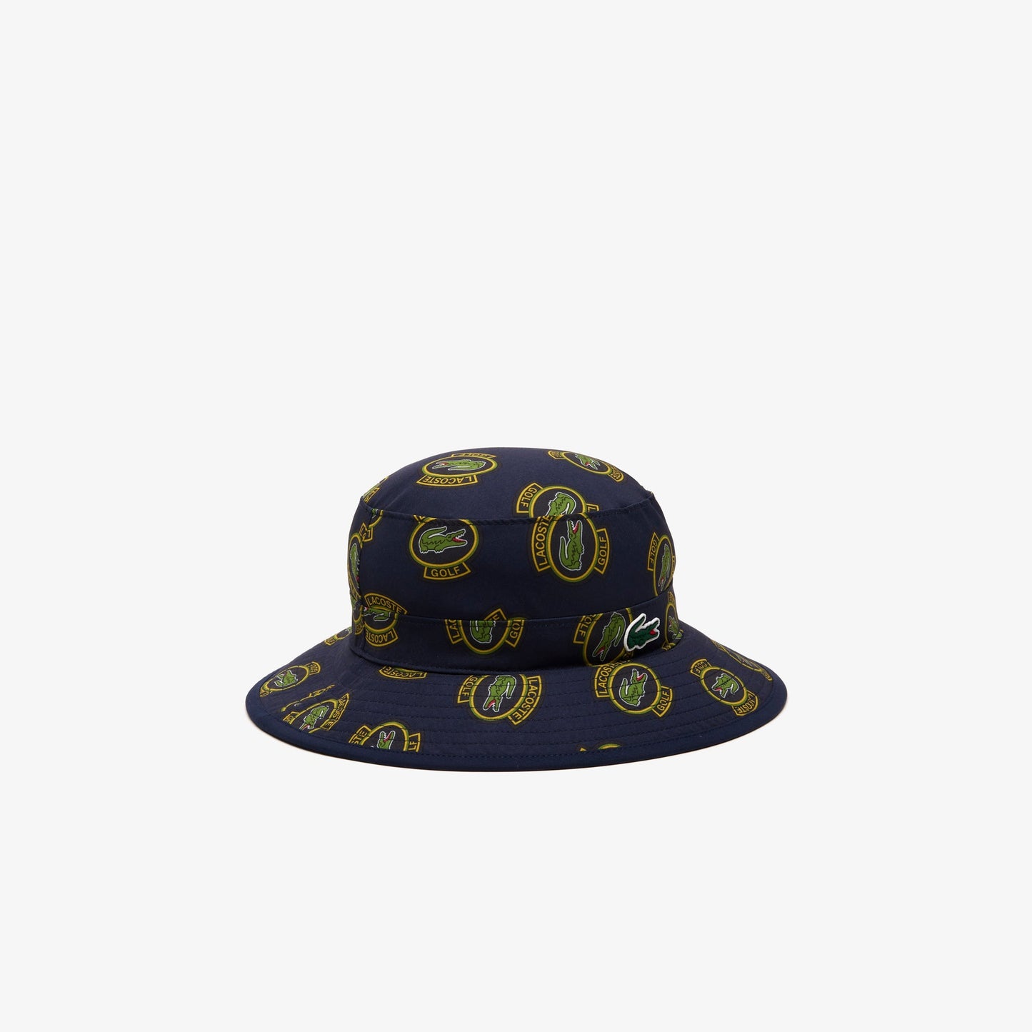 Lacoste Anti-Uv Printed Golf Hat - 4-M / IRO-Navy Blue/Yellow/Black - Lacoste Accessories THE MIX