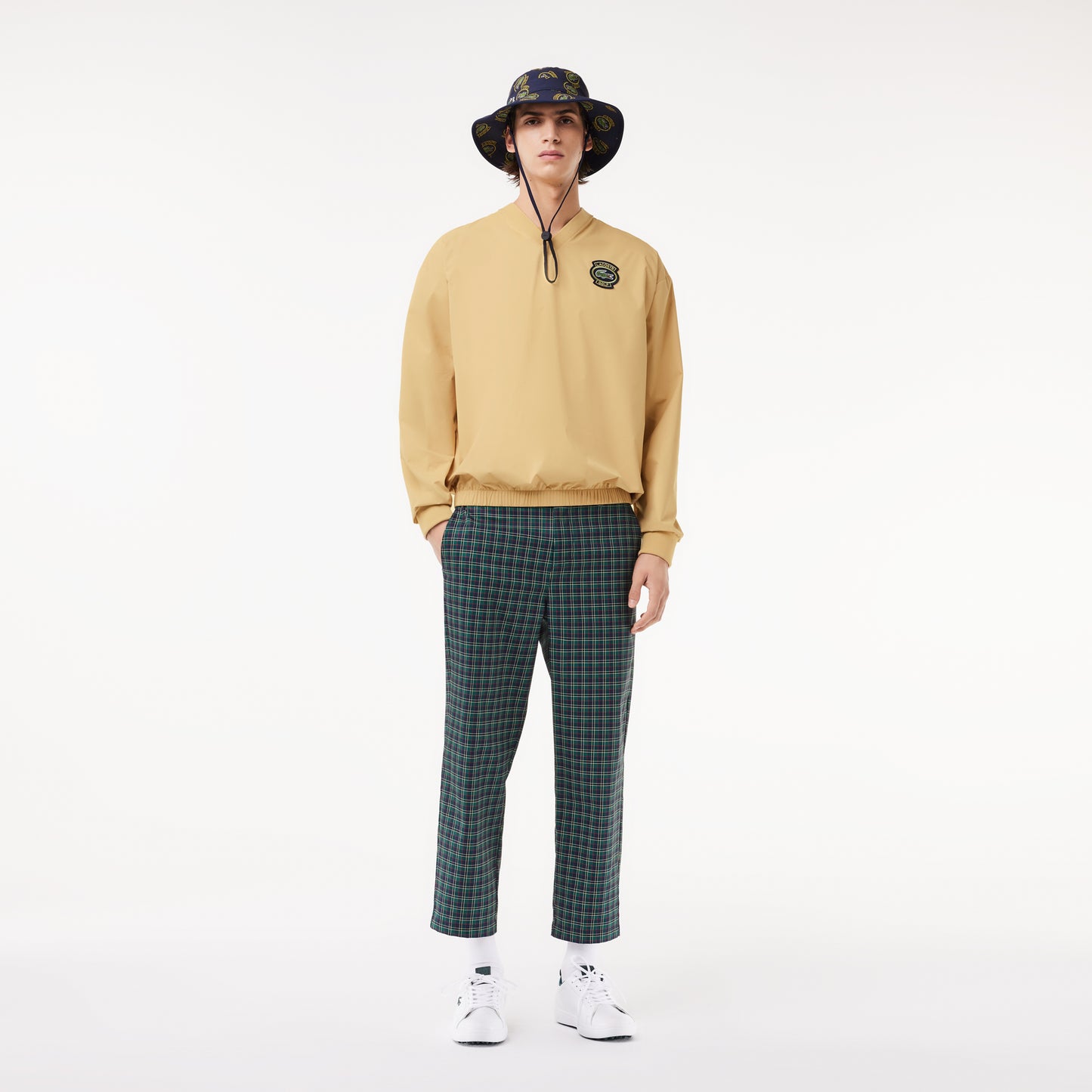 Sportsuit Loose Fit Golf Windbreaker Sweatshirt - Lacoste Apparel THE MIX