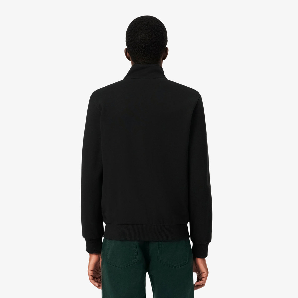 LACOSTE Zipped Fleece Sweatshirt Men