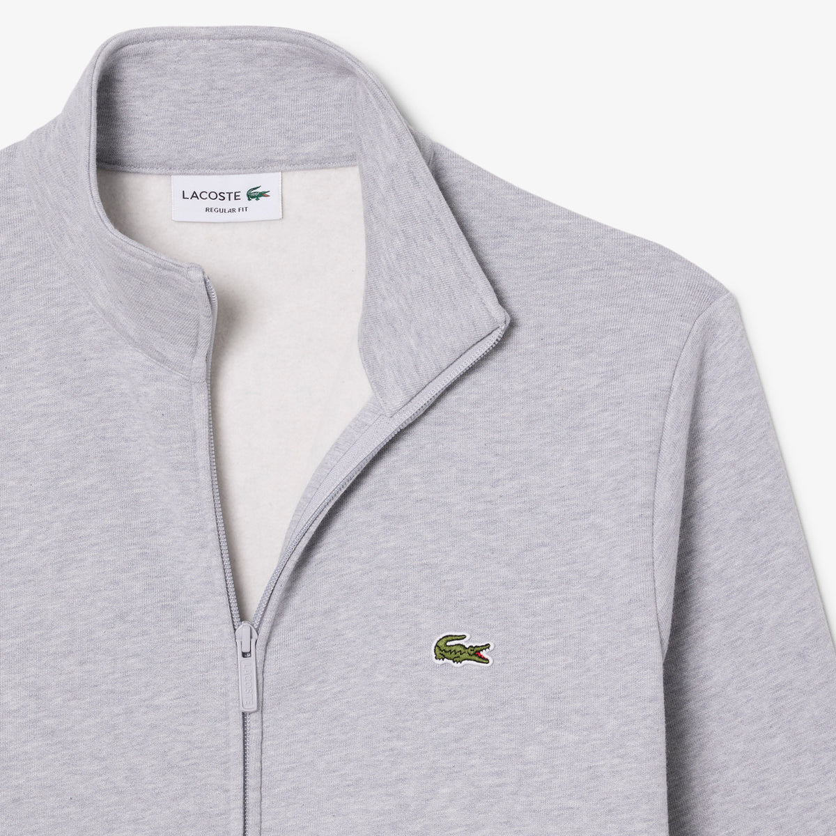 LACOSTE Zipped Fleece Sweatshirt Men