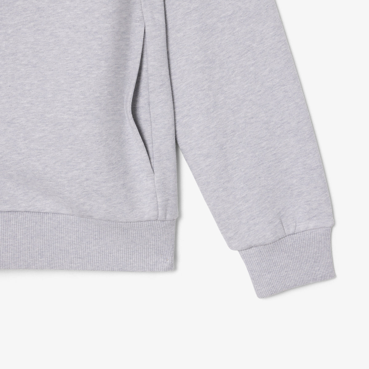 LACOSTE Zipped Fleece Sweatshirt Men