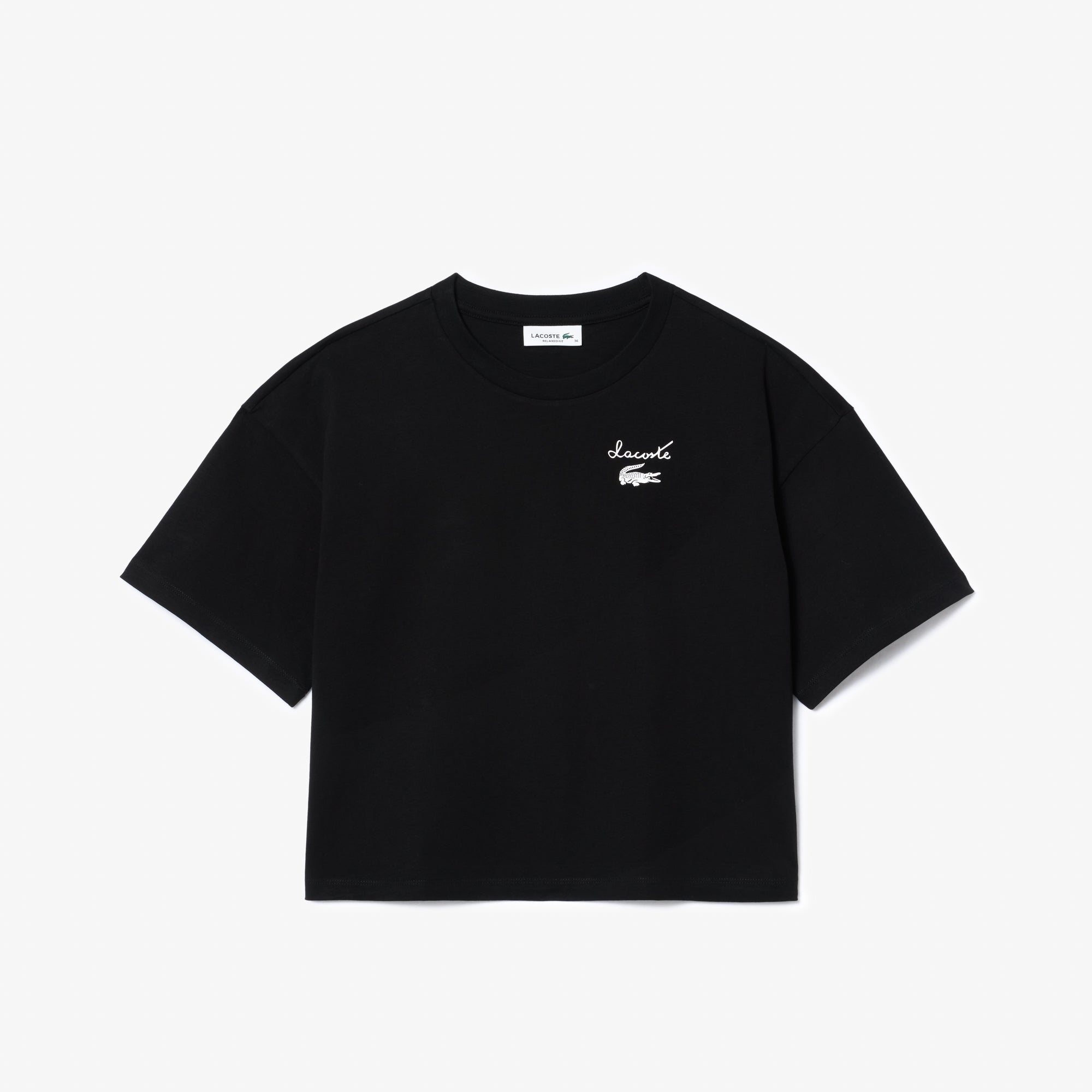 LACOSTE Women's Cotton Logo T-Shirt