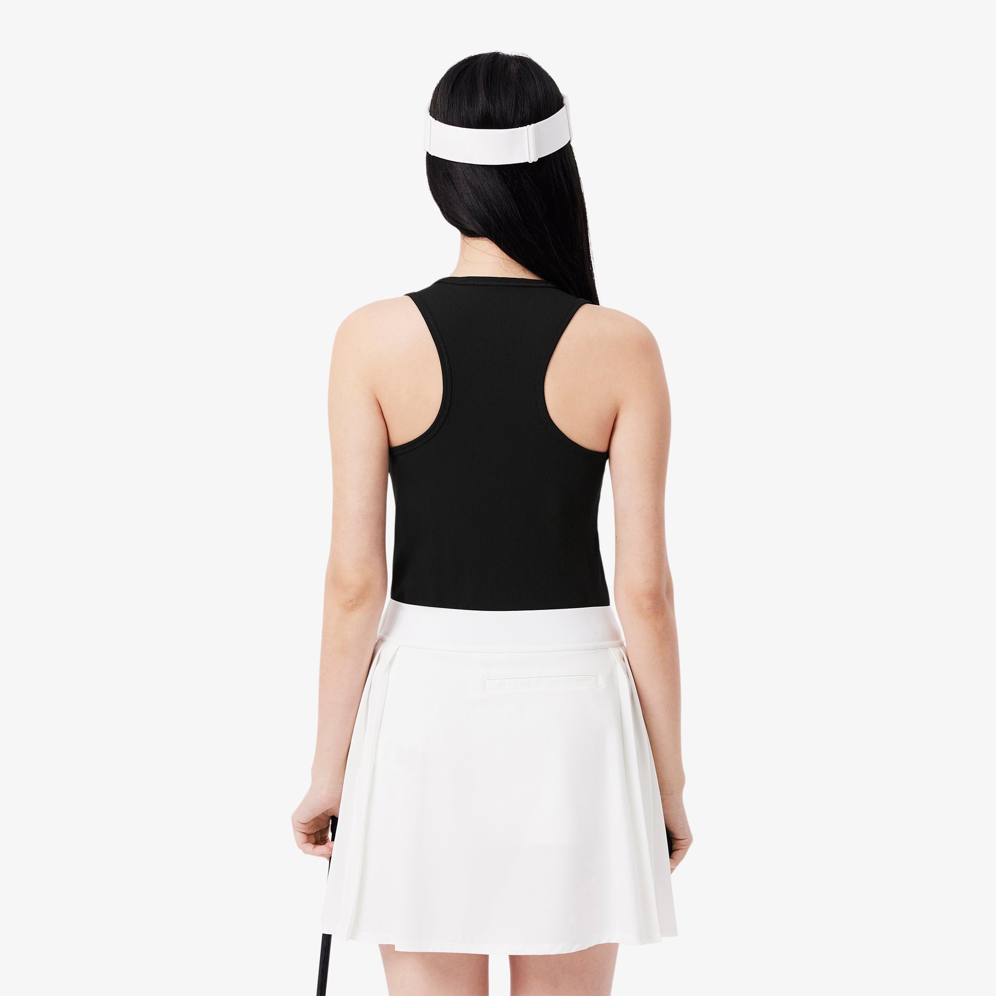 Lacoste Ultra Dry Rib Knit Sport Tank Top