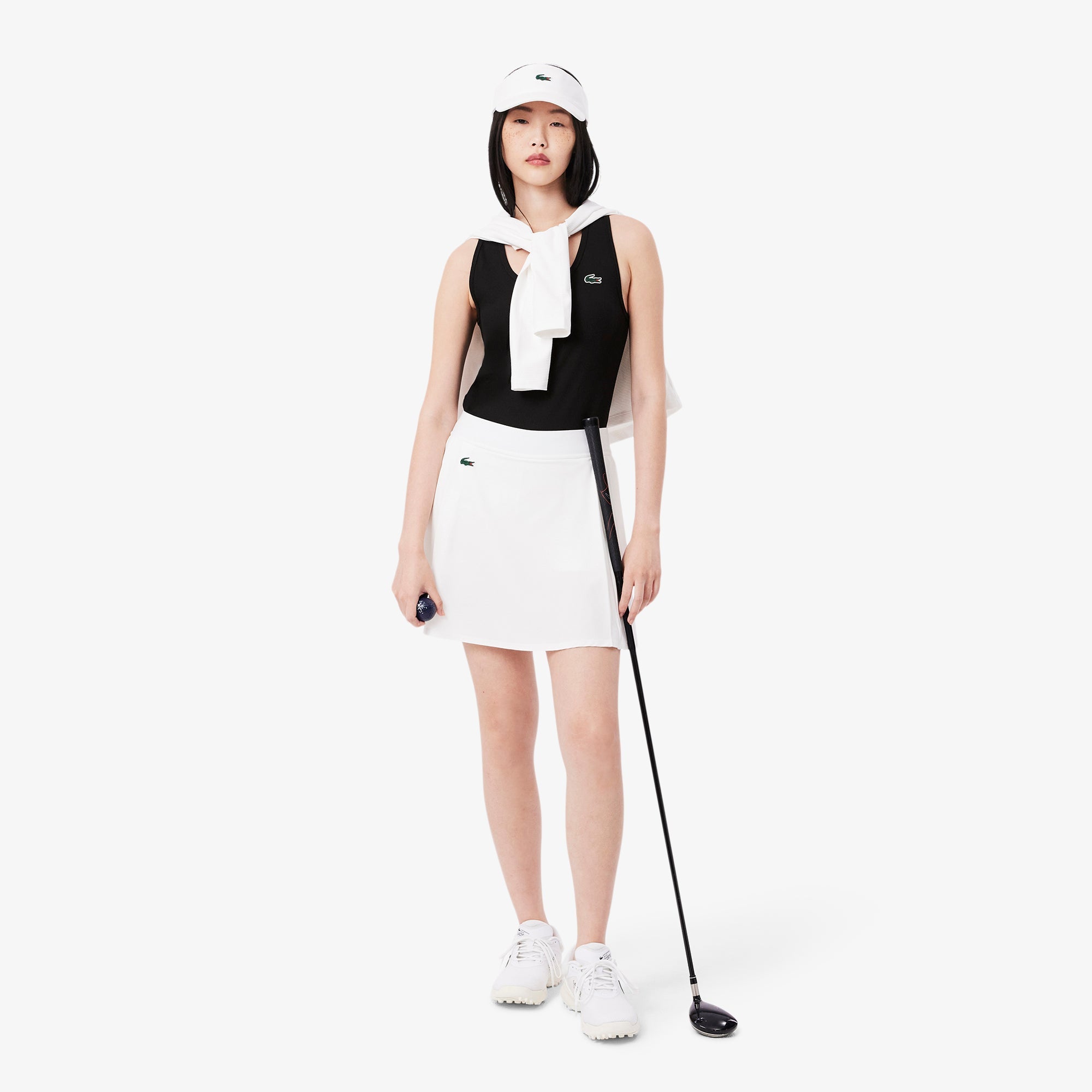 Lacoste Ultra Dry Rib Knit Sport Tank Top