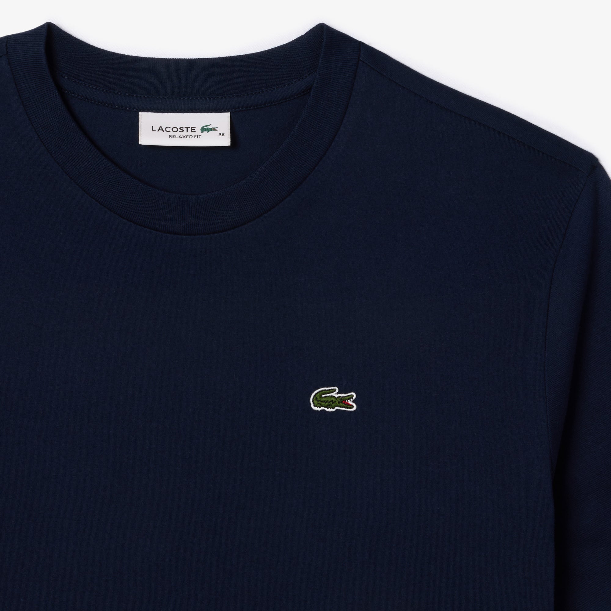 LACOSTE Women's Relaxed Fit Soft Cotton T-shirt