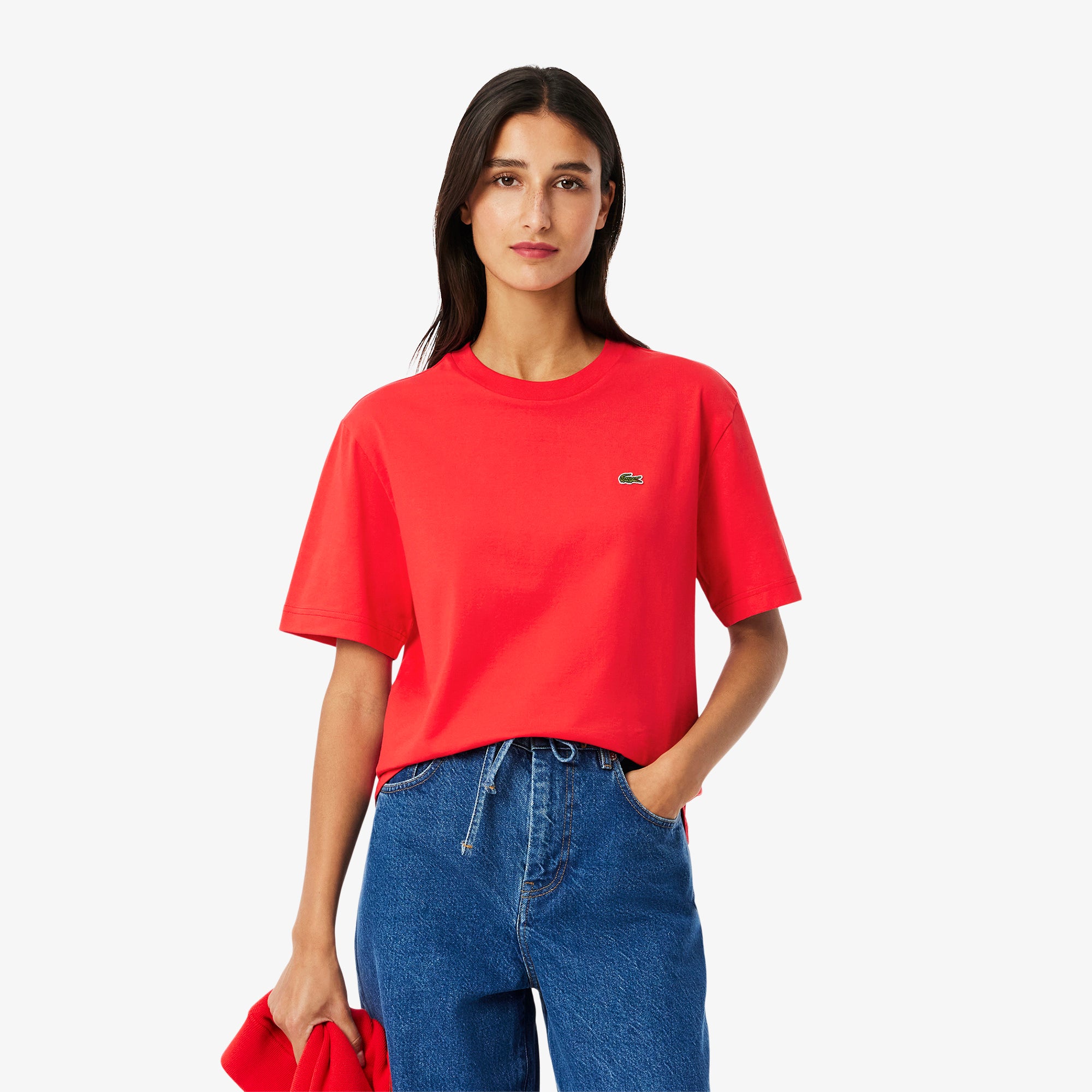 LACOSTE Relaxed Fit Soft Cotton T-shirt