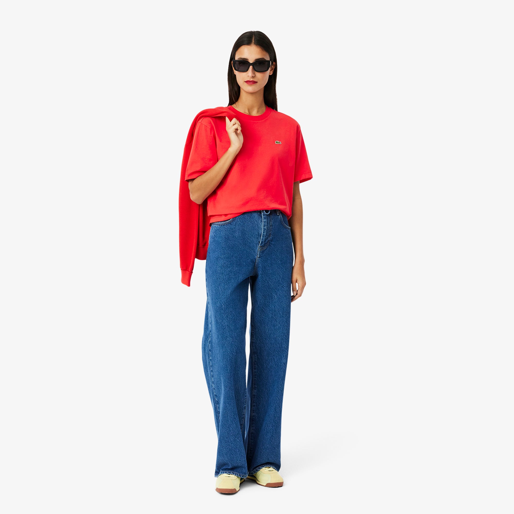 LACOSTE Relaxed Fit Soft Cotton T-shirt
